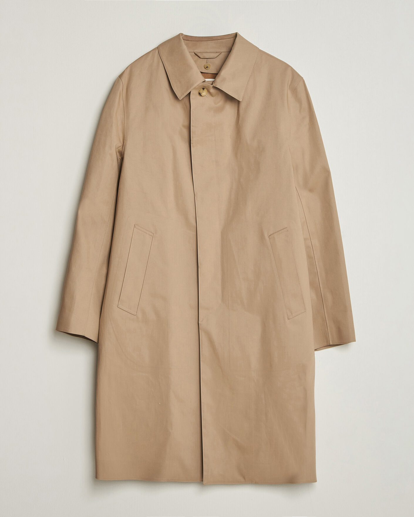Herre | Jakker | Mackintosh | Dunkeld Car Coat Fawn