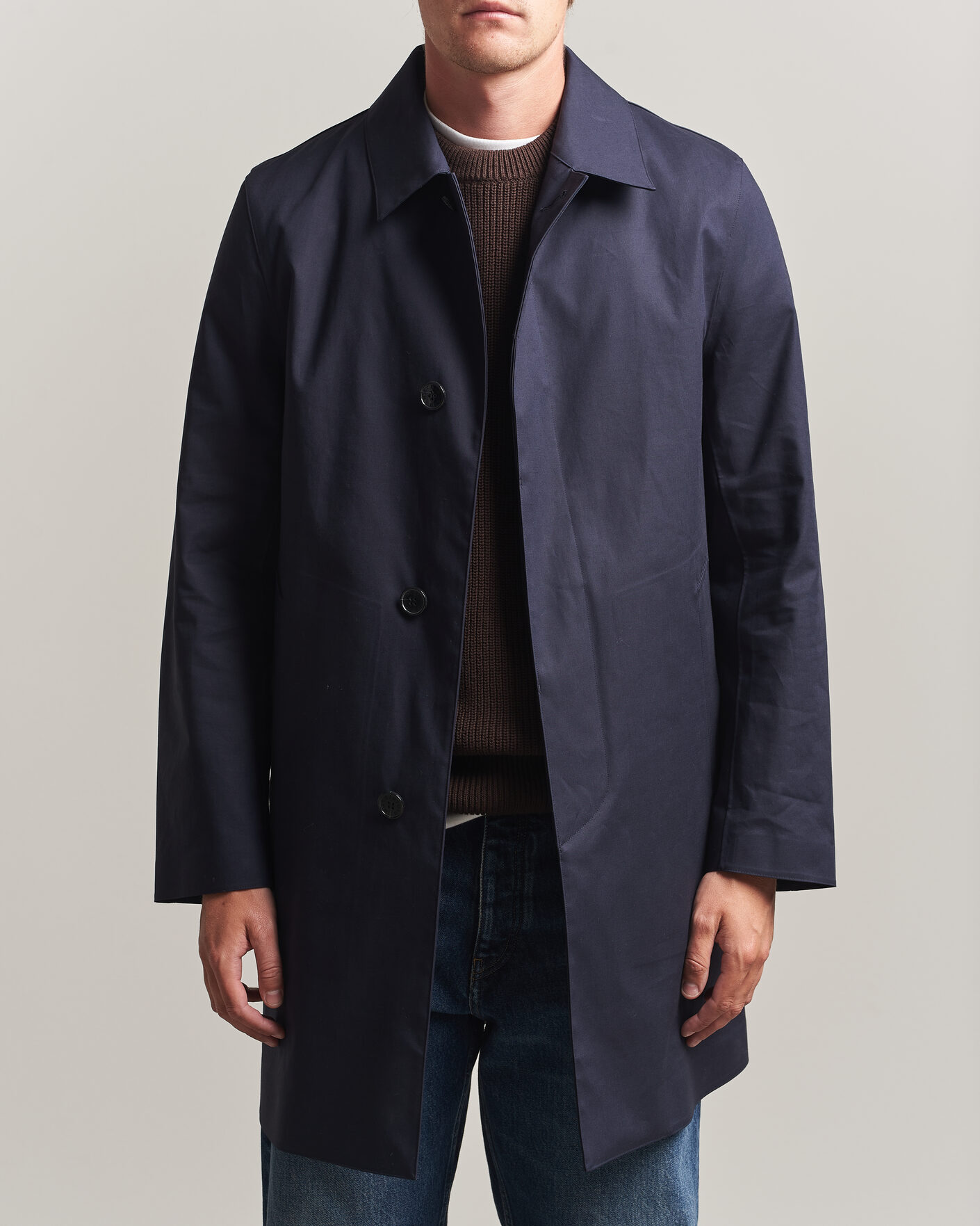 Herre | Jakker | Mackintosh | Dunoon Car Coat Navy