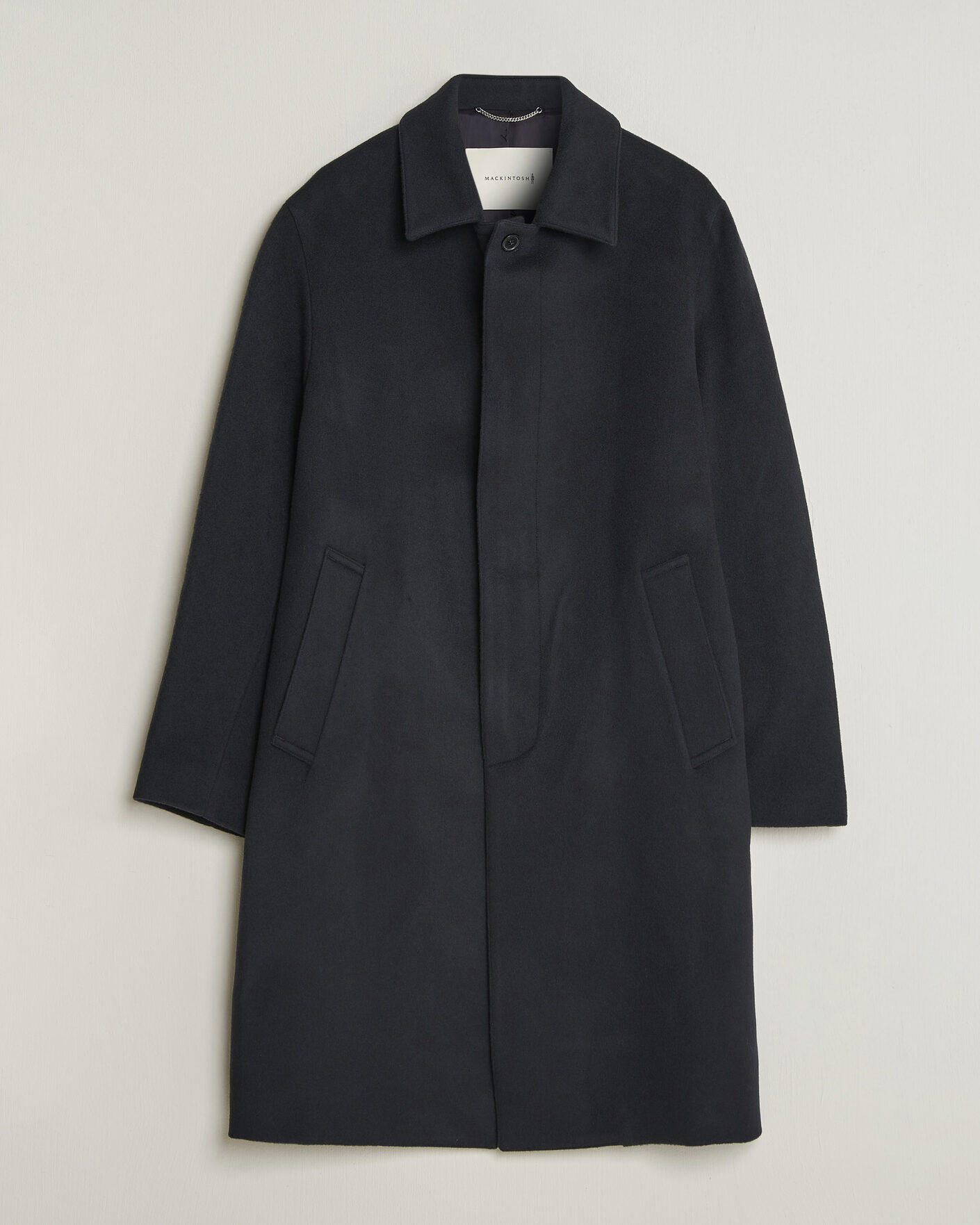 Herre | Jakker | Mackintosh | Dunkeld Wool/Cashmere Coat Navy