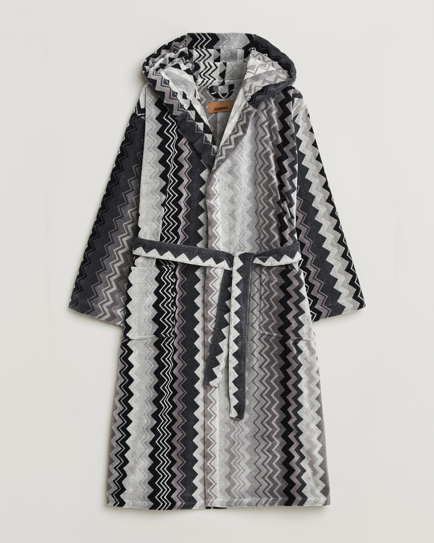Herre | Pyjamas & Morgenkåber | Missoni Home | Giacomo Hooded Bathrobe Multi Black