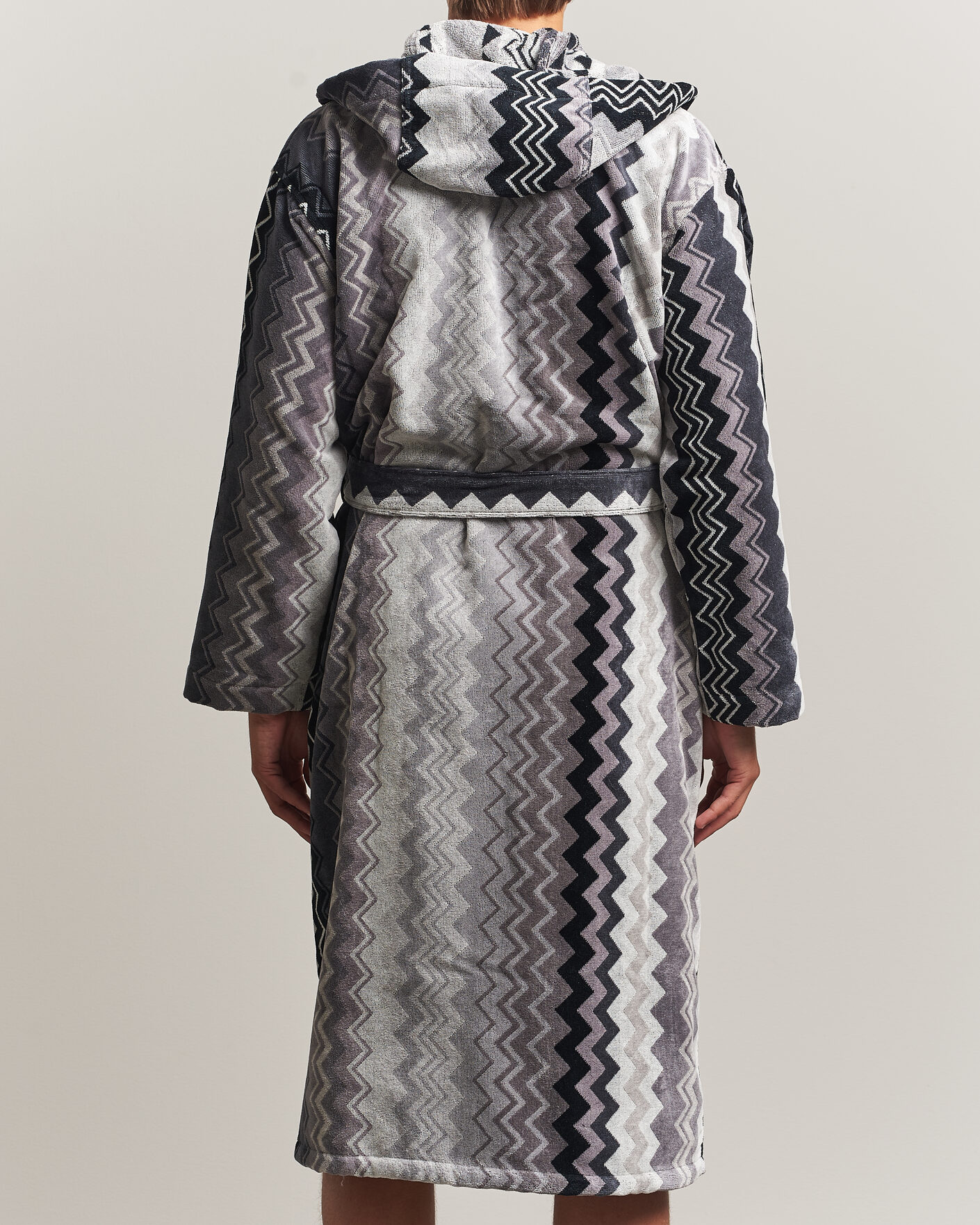 Herre | Pyjamas & Morgenkåber | Missoni Home | Giacomo Hooded Bathrobe Multi Black