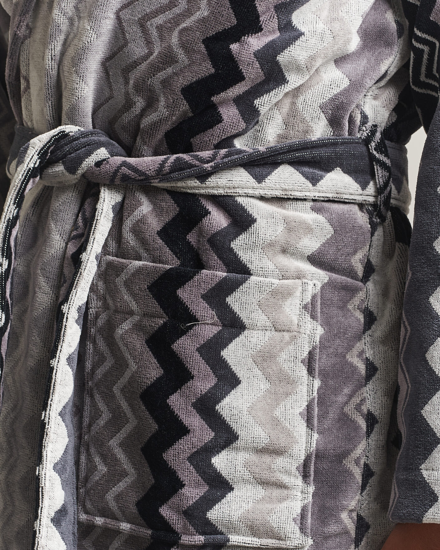 Herre | Pyjamas & Morgenkåber | Missoni Home | Giacomo Hooded Bathrobe Multi Black