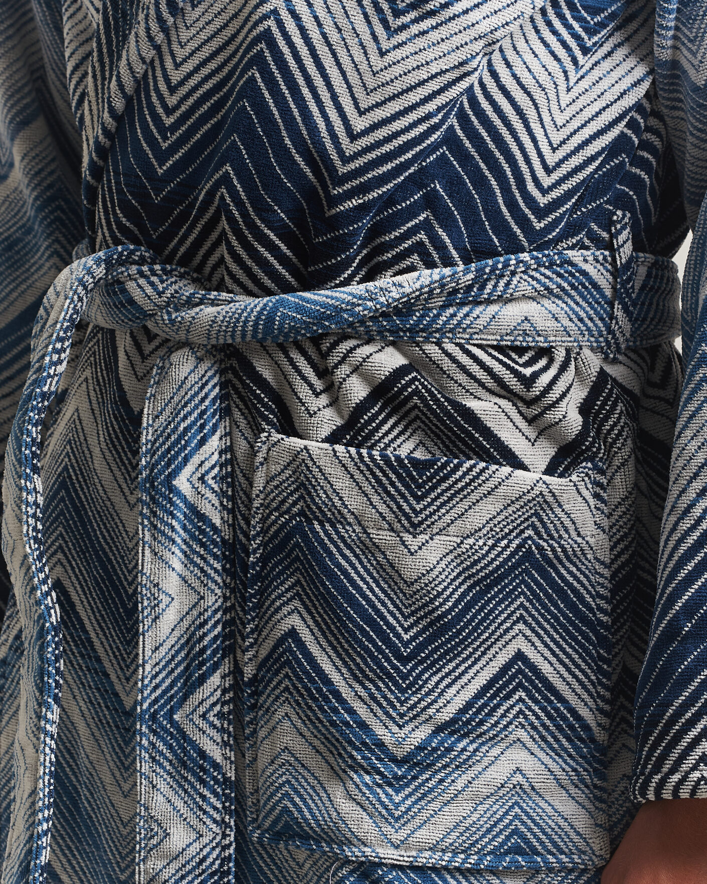 Herre | Pyjamas & Morgenkåber | Missoni Home | Marea Hooded Bathrobe Multi Blue