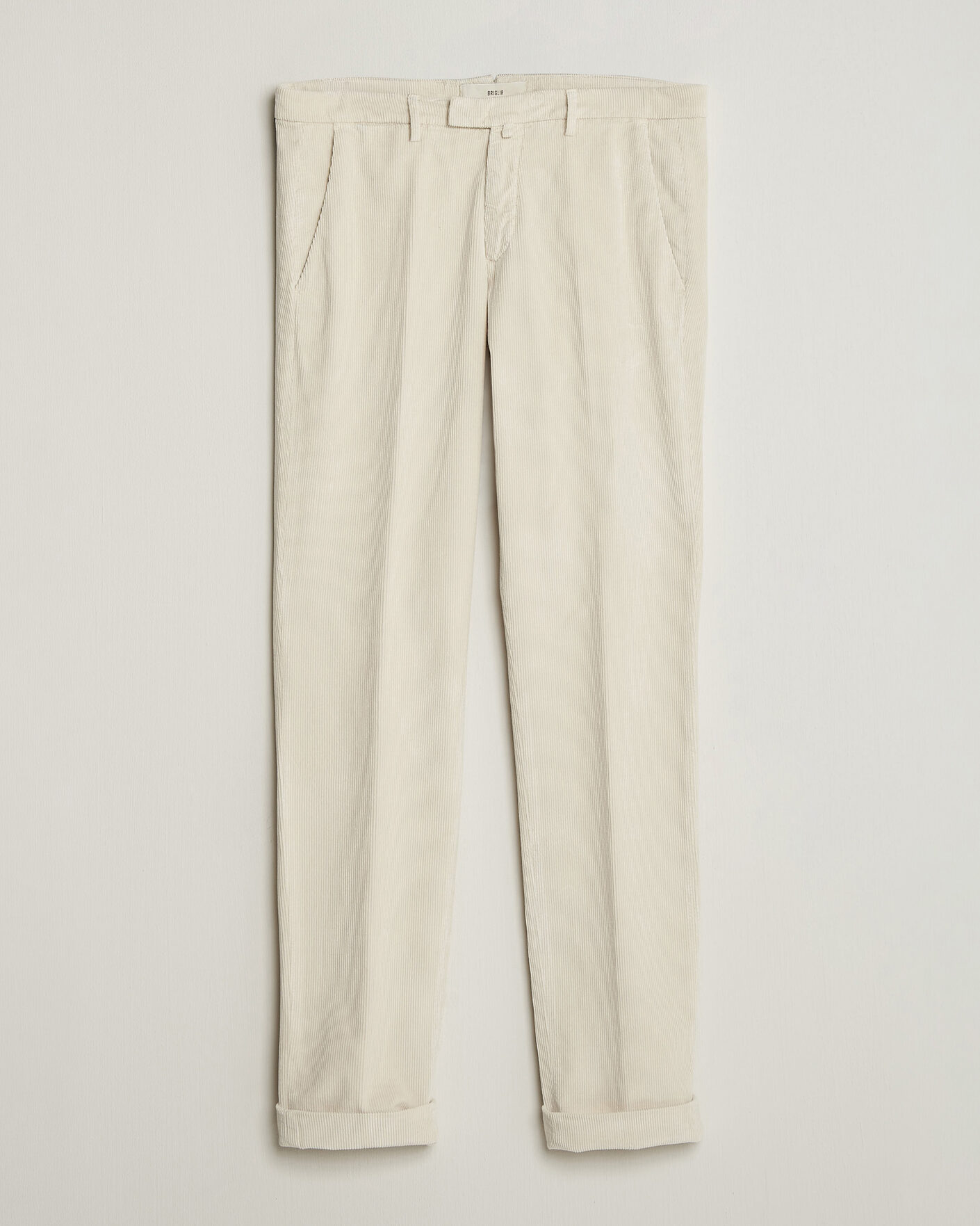Herre | Bukser | Briglia 1949 | Slim Fit Corduroy Trousers Off White