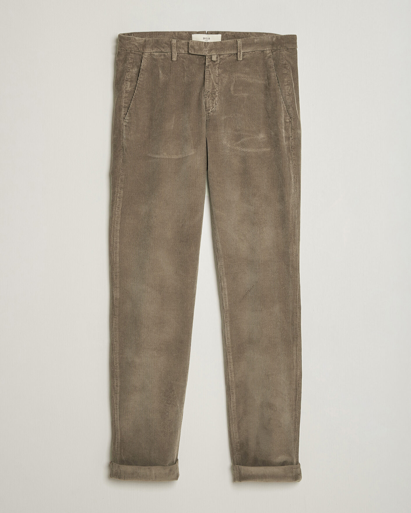 Herre | Bukser | Briglia 1949 | Slim Fit Corduroy Trousers Taupe