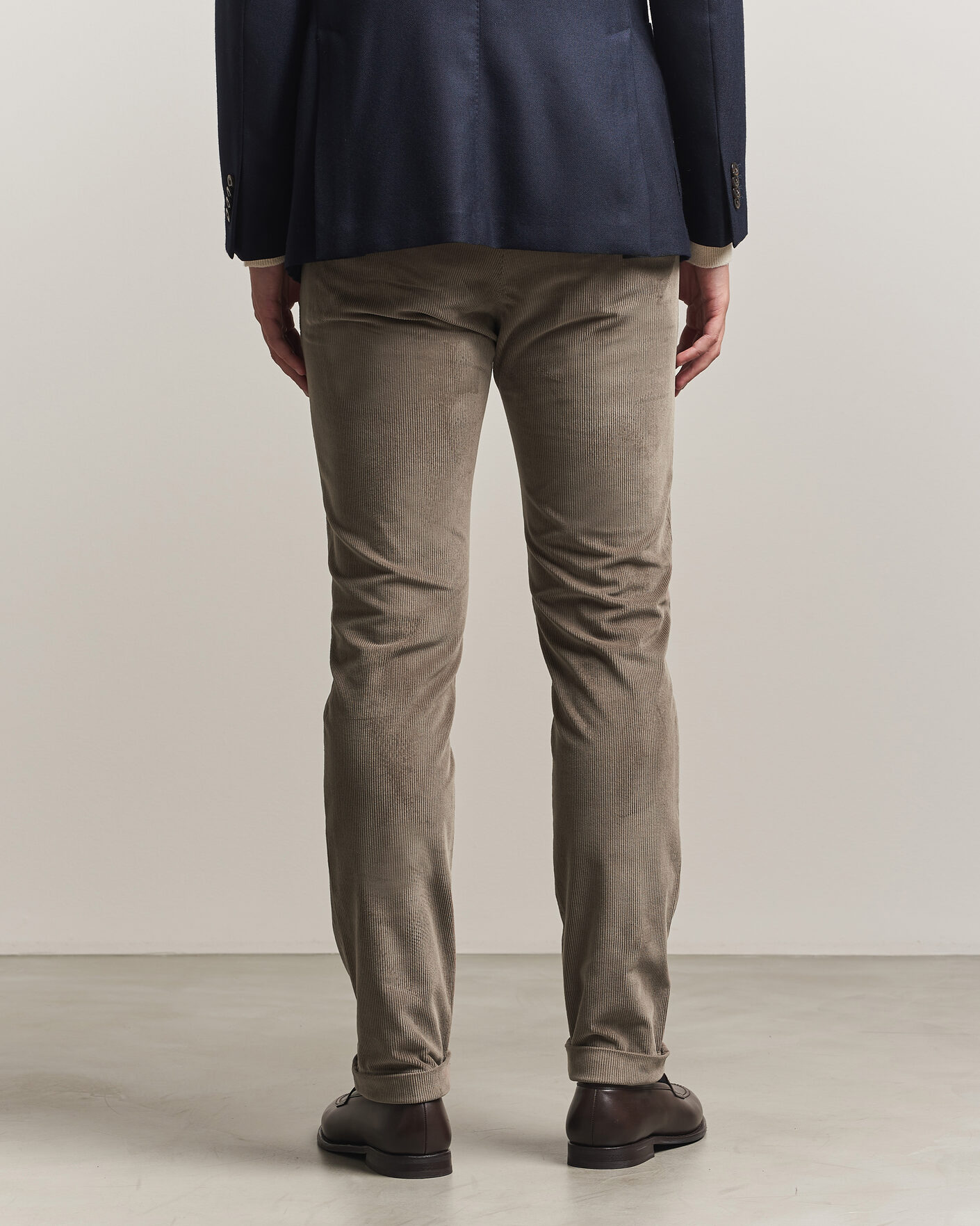 Herre | Bukser | Briglia 1949 | Slim Fit Corduroy Trousers Taupe