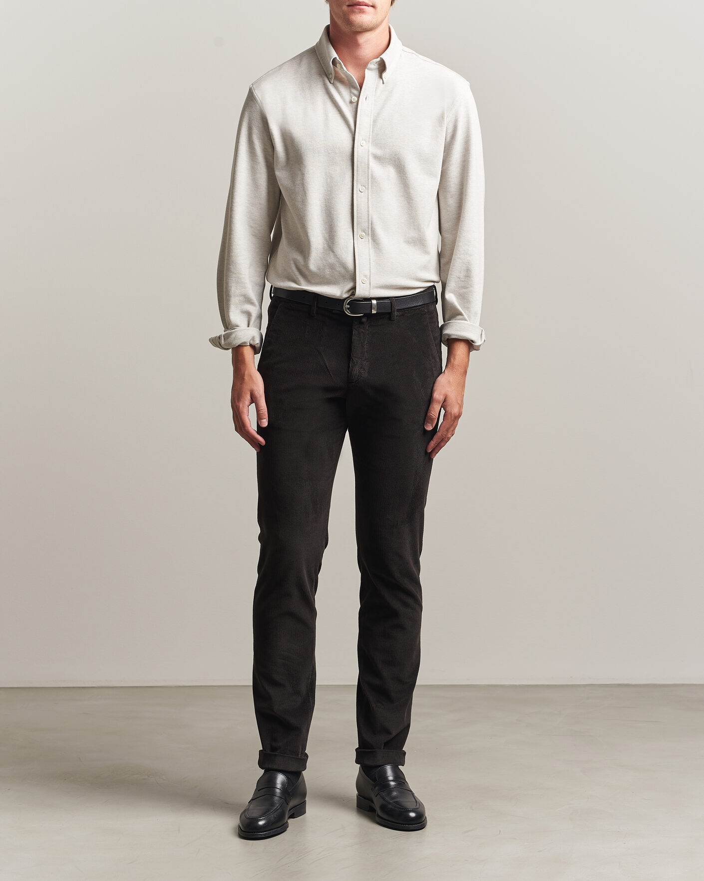 Herre | Bukser | Briglia 1949 | Slim Fit Corduroy Trousers Dark Brown