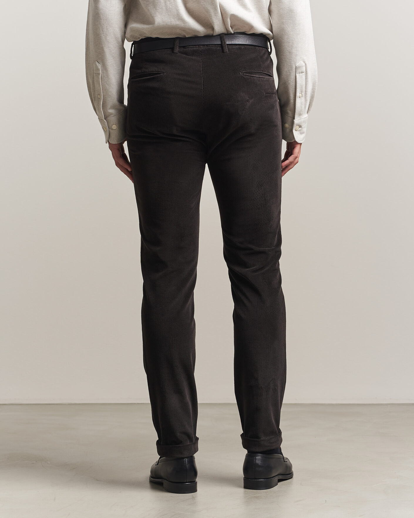 Herre | Bukser | Briglia 1949 | Slim Fit Corduroy Trousers Dark Brown