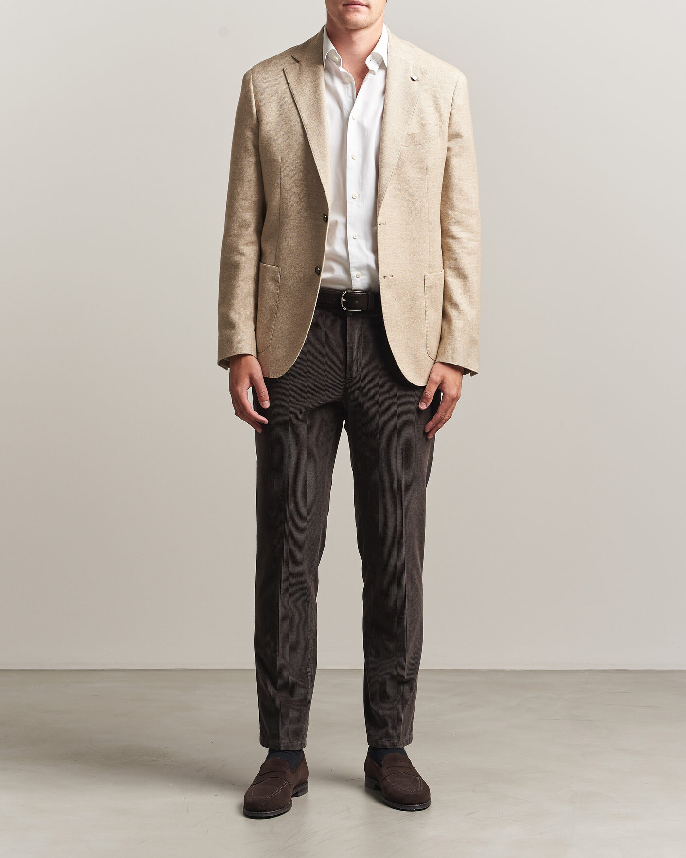 Herre | Bukser | Briglia 1949 | Easy Fit Corduroy Trousers Brown