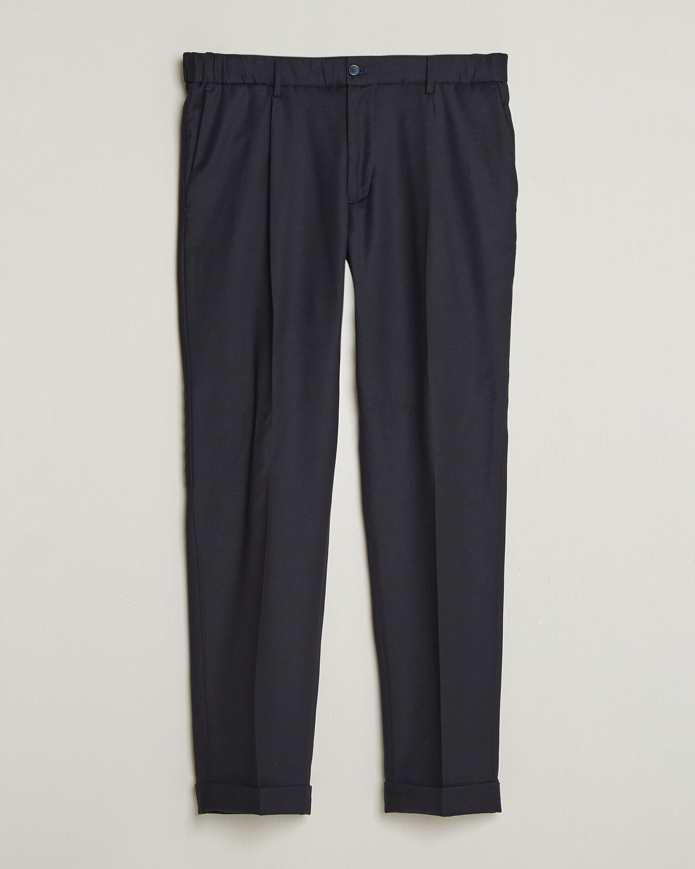 Herre | Bukser | Briglia 1949 | Isola Stretch Flannel Trousers Navy
