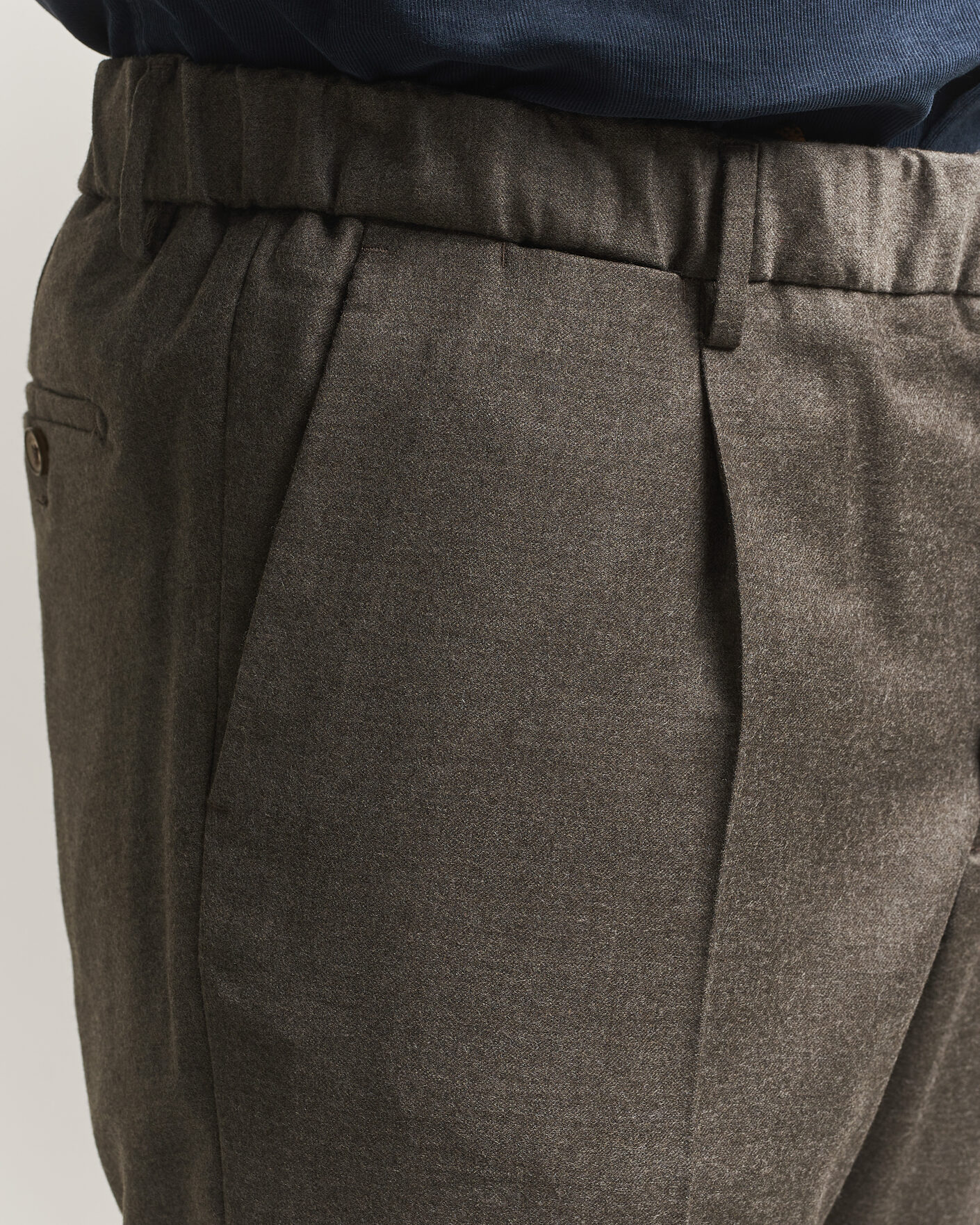 Herre | Bukser | Briglia 1949 | Isola Stretch Flannel Trousers Brown