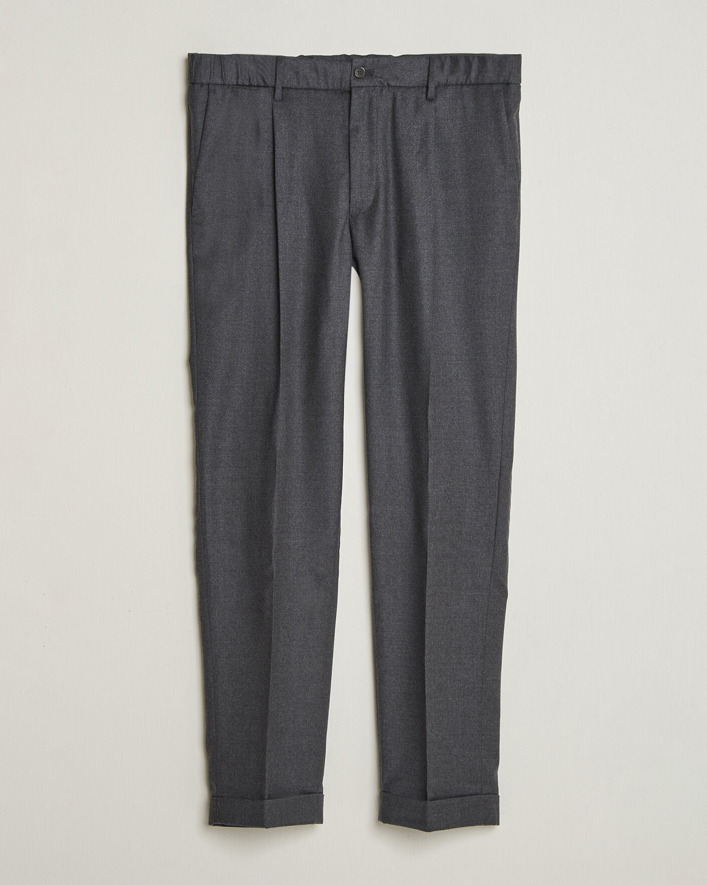 Herre | Bukser | Briglia 1949 | Isola Stretch Flannel Trousers Grey