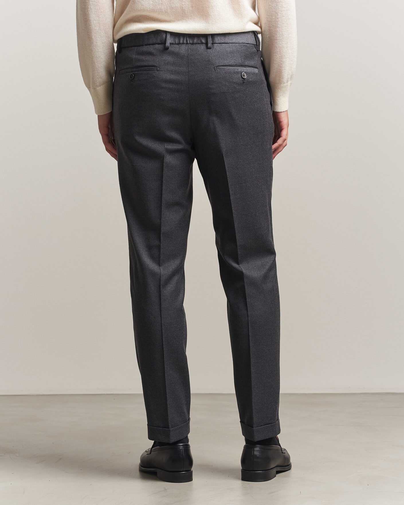 Herre | Bukser | Briglia 1949 | Isola Stretch Flannel Trousers Grey