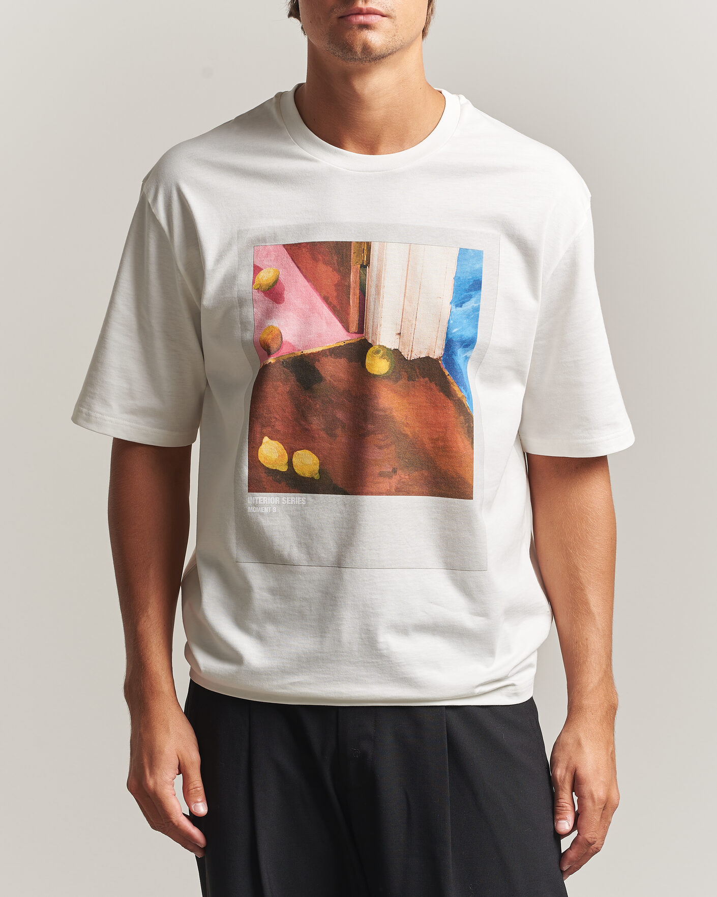 Herre | T-Shirts | Jil Sander | Photo Print T-Shirt White
