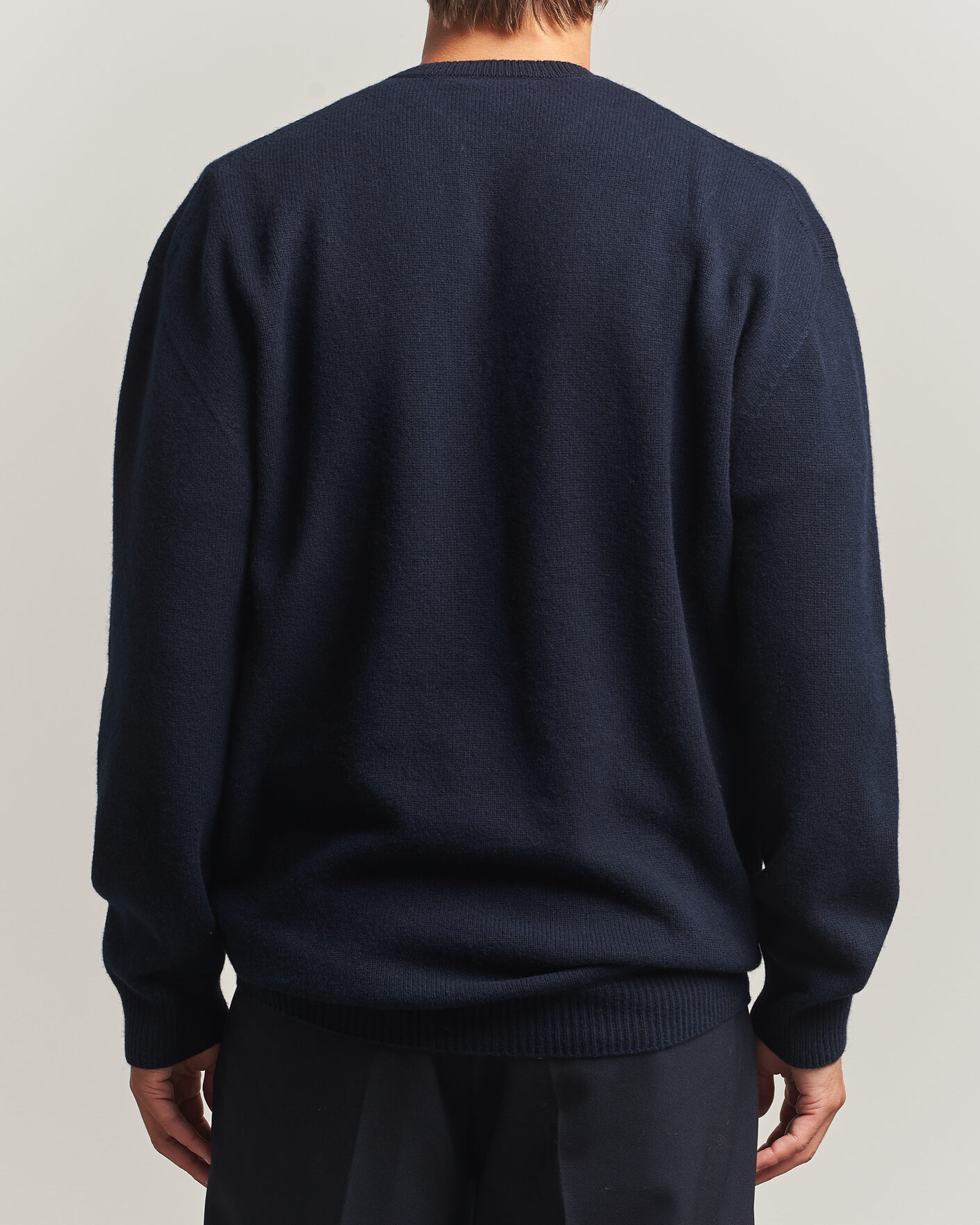 Herre | Trøjer | Jil Sander | Wool/Cashmere Seamless Sweater Navy