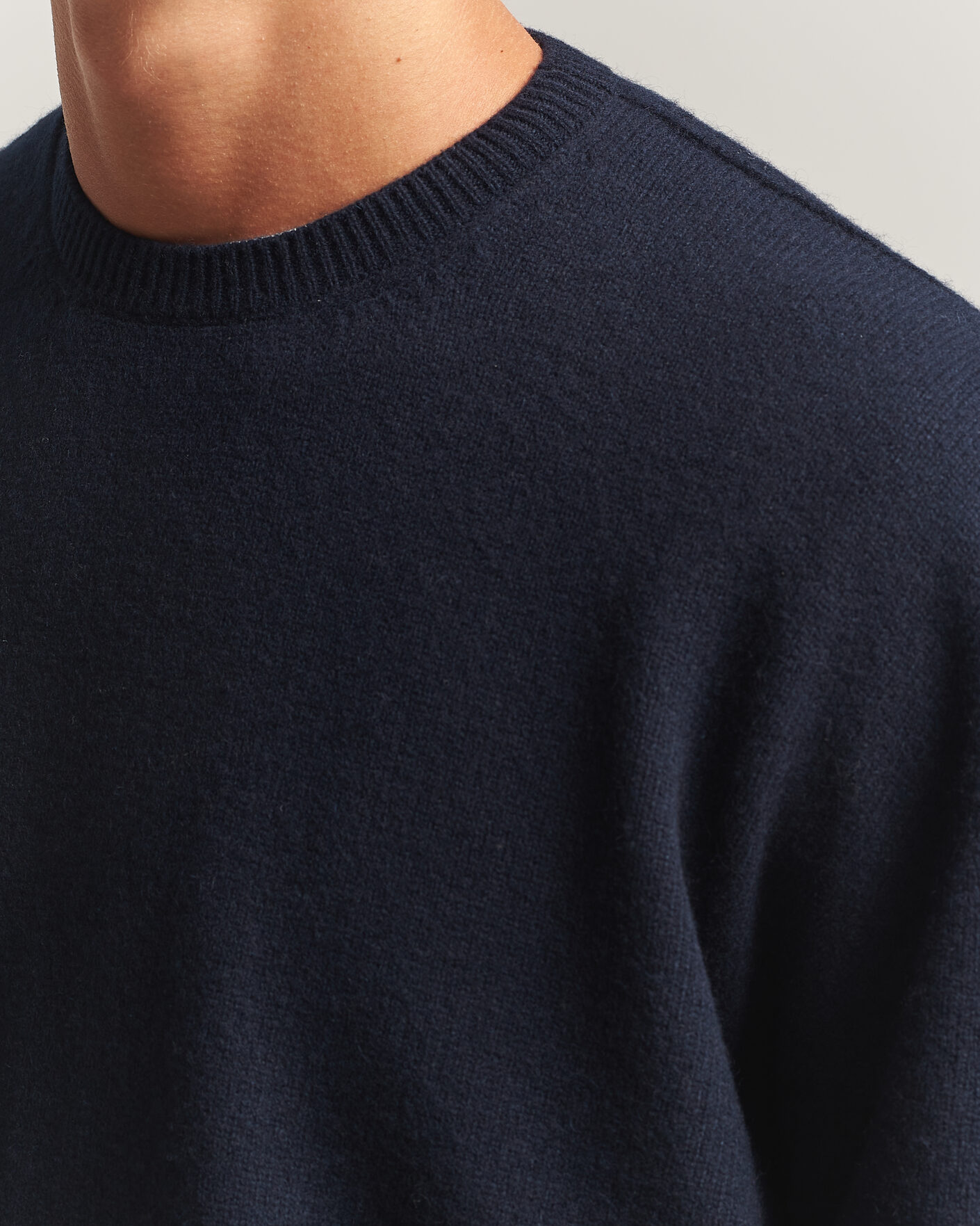 Herre | Trøjer | Jil Sander | Wool/Cashmere Seamless Sweater Navy