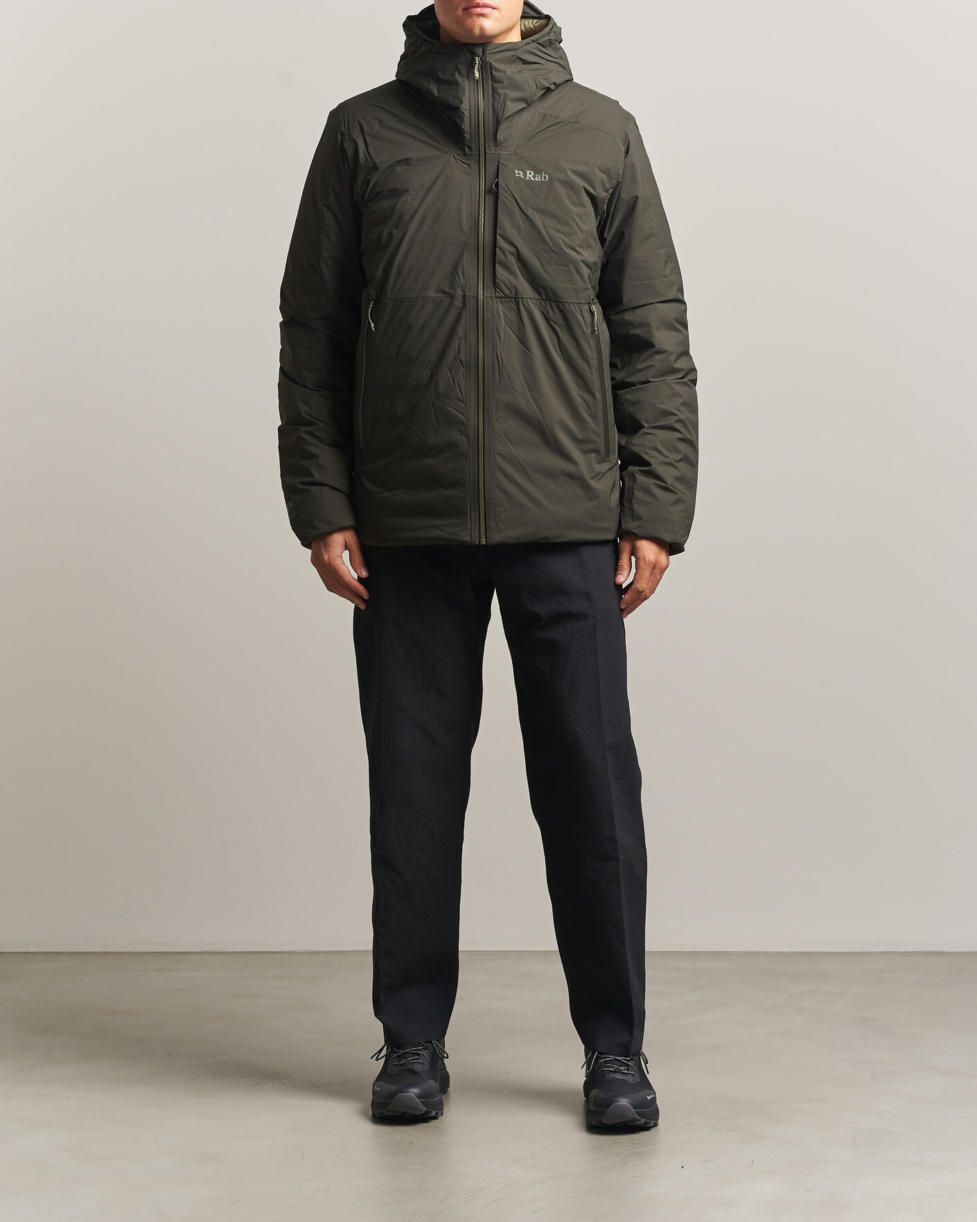 Herre | Jakker | Rab | Microlight Waterproof Shield Jacket Dark Army
