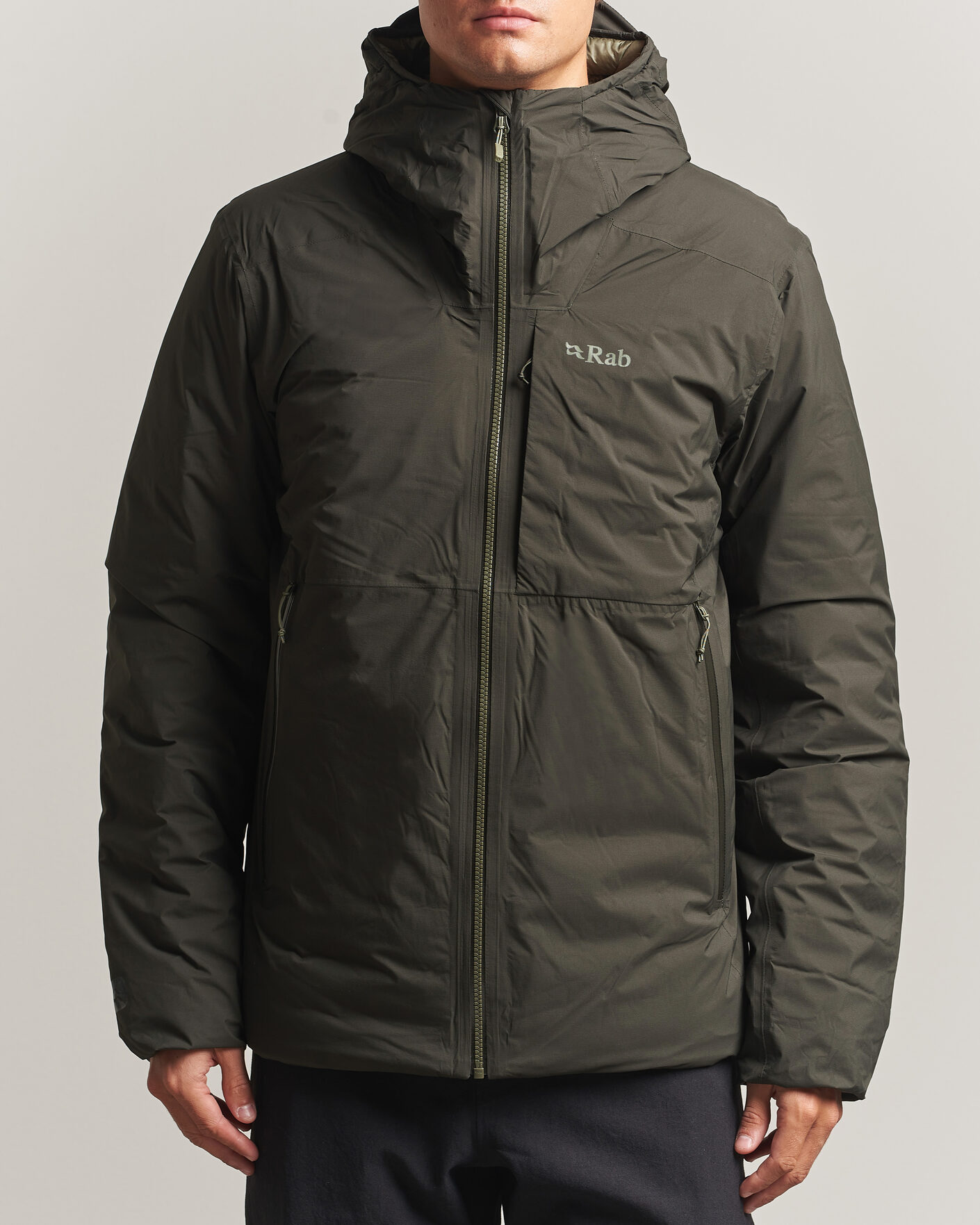 Herre | Jakker | Rab | Microlight Waterproof Shield Jacket Dark Army