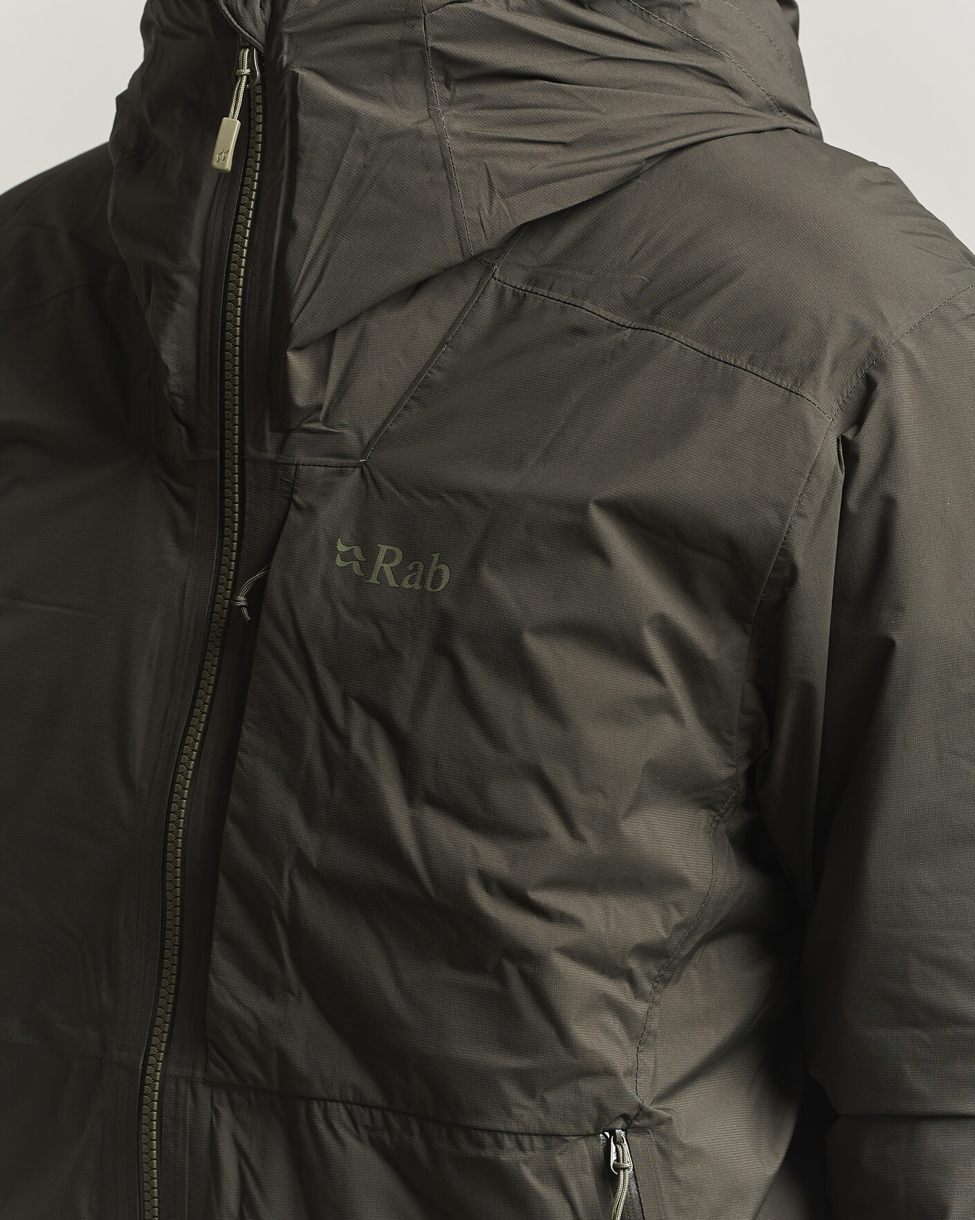 Herre | Jakker | Rab | Microlight Waterproof Shield Jacket Dark Army