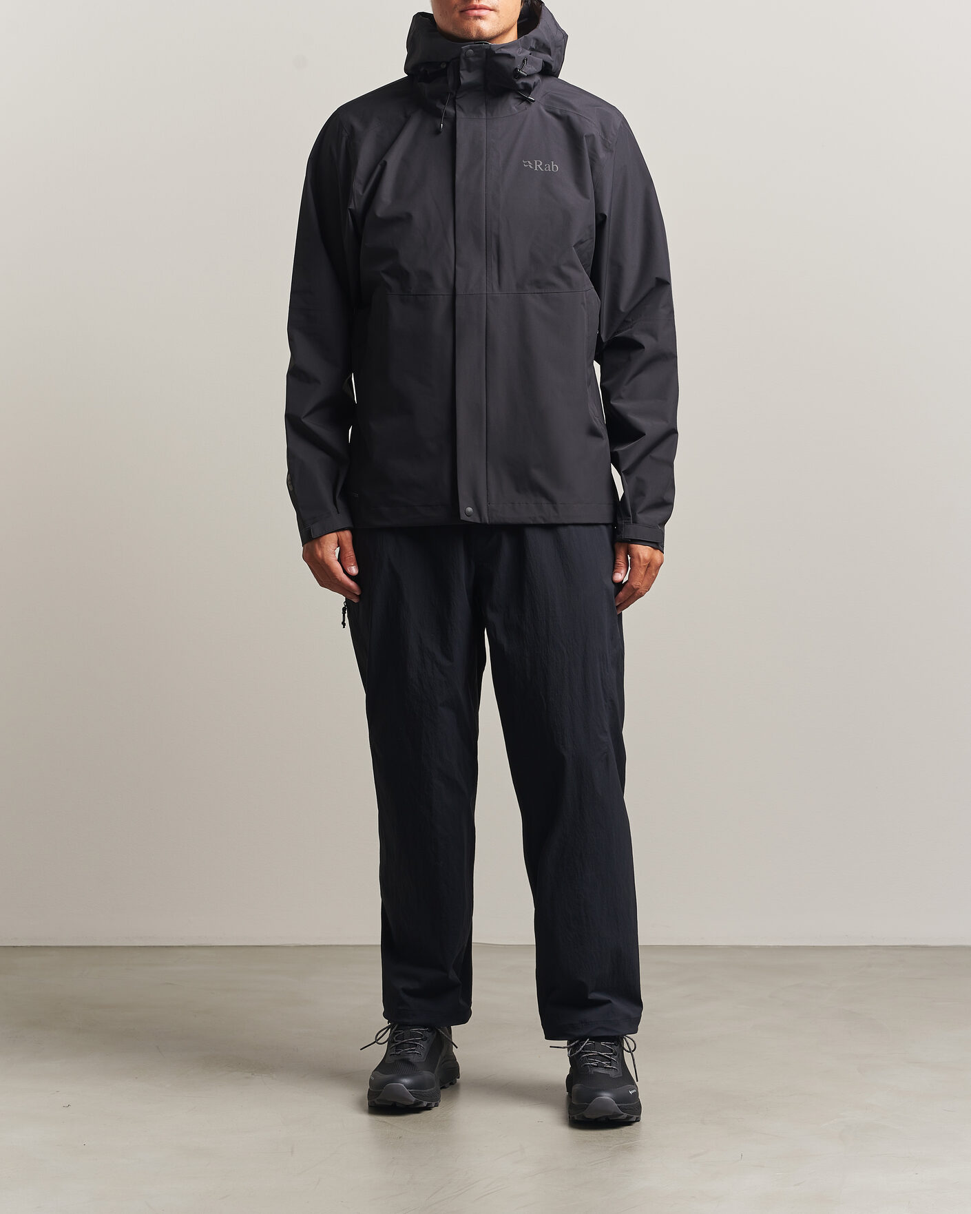 Herre | Jakker | Rab | Downpour Waterproof Jacket Black
