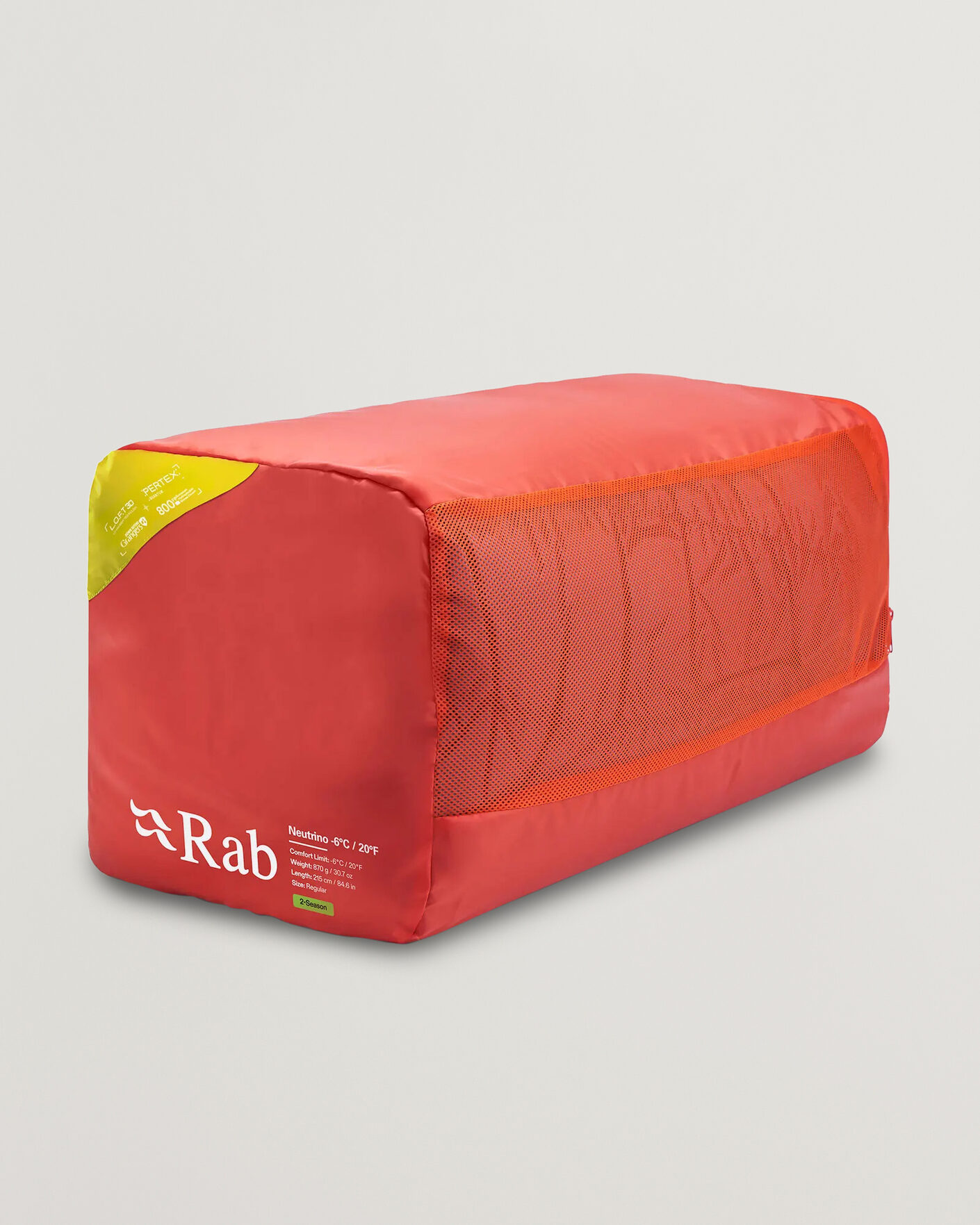 Herre | Outdoor living | Rab | Neutrino -6C Sleeping Bag Regular Graphene/Dark Pollen