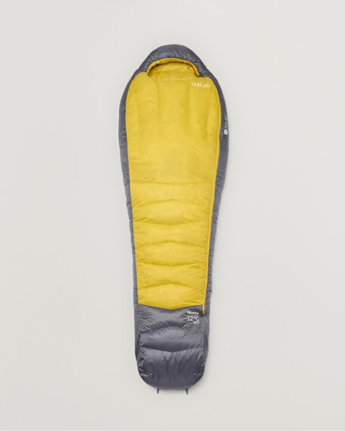Herre | Outdoor living | Rab | Neutrino -12C Sleeping Bag Regular Graphene/Dark Pollen