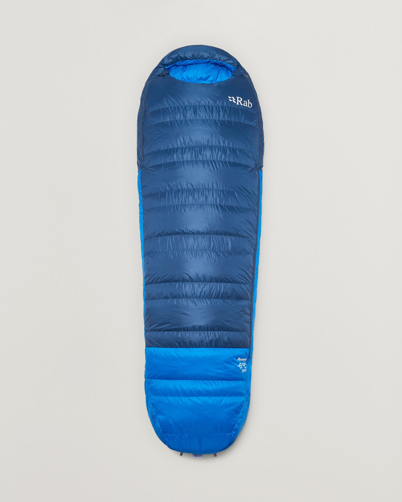 Herre | Outdoor living | Rab | Ascent -6 Sleeping Bag Regular Tempest Blue/Maya Blue