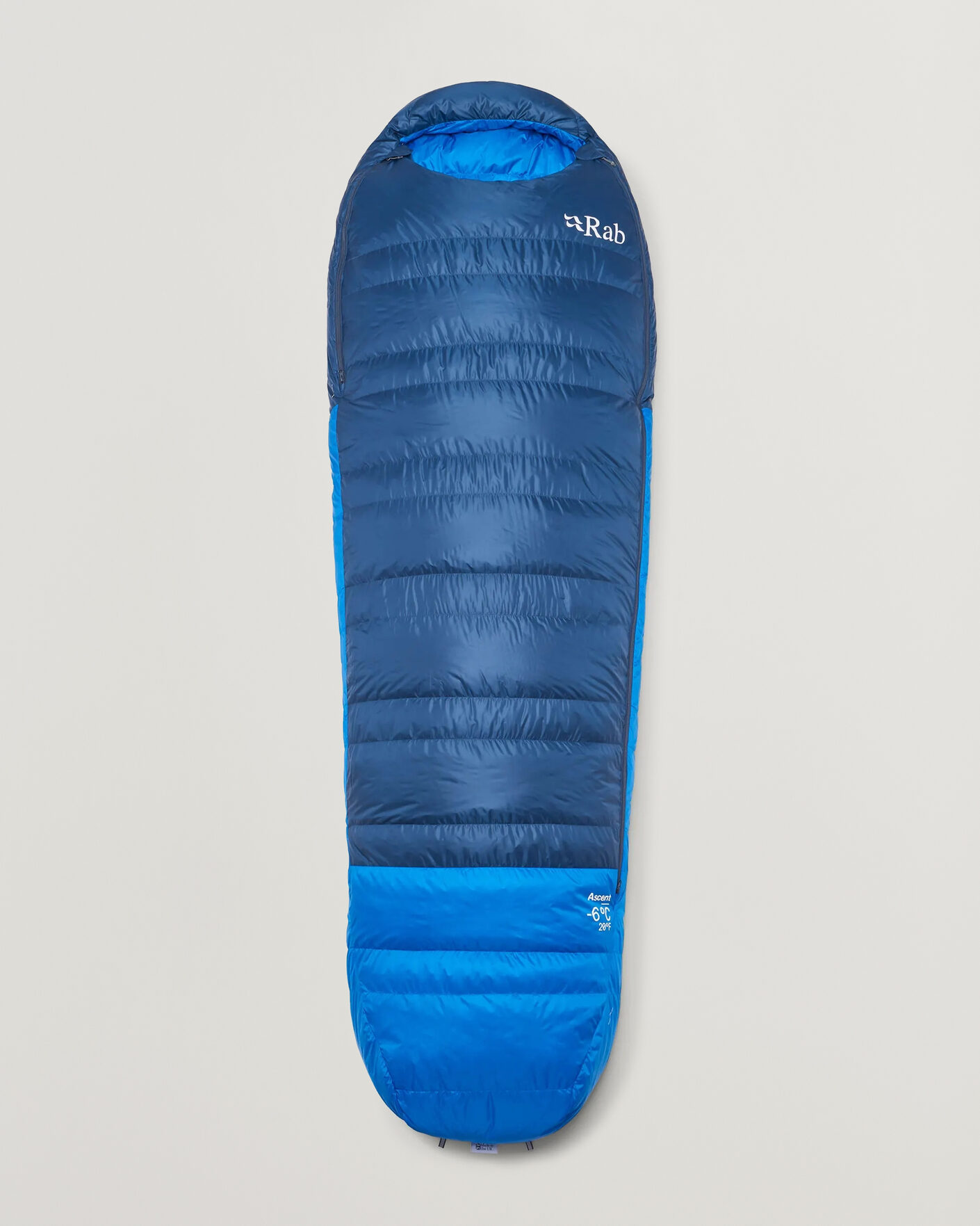 Herre | Outdoor living | Rab | Ascent -6 Sleeping Bag Long Tempest Blue/Maya Blue