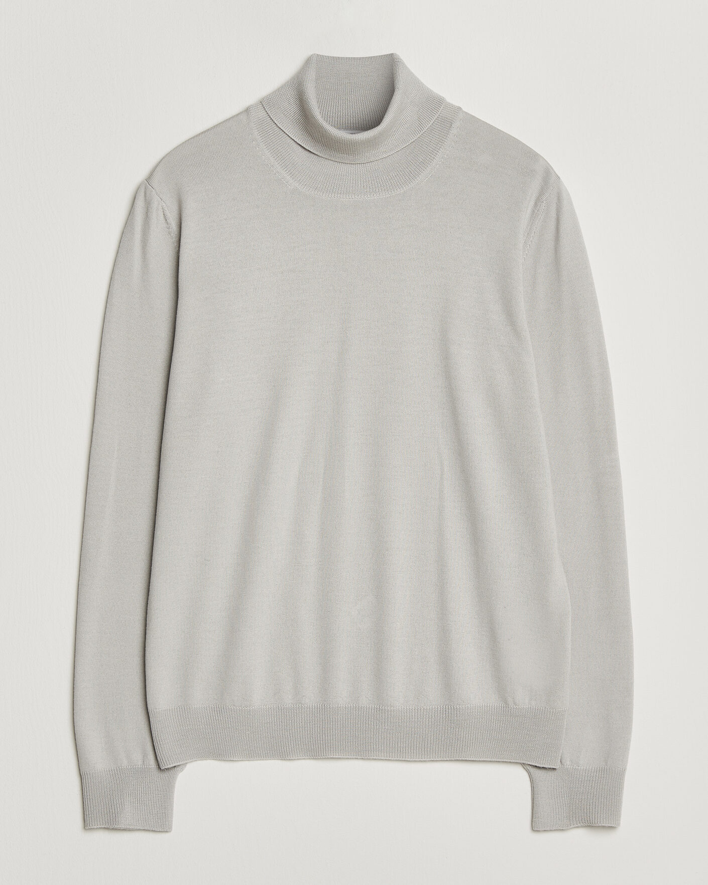 Herre | Trøjer | Gran Sasso | Merino Fashion Fit Rollneck Light Beige