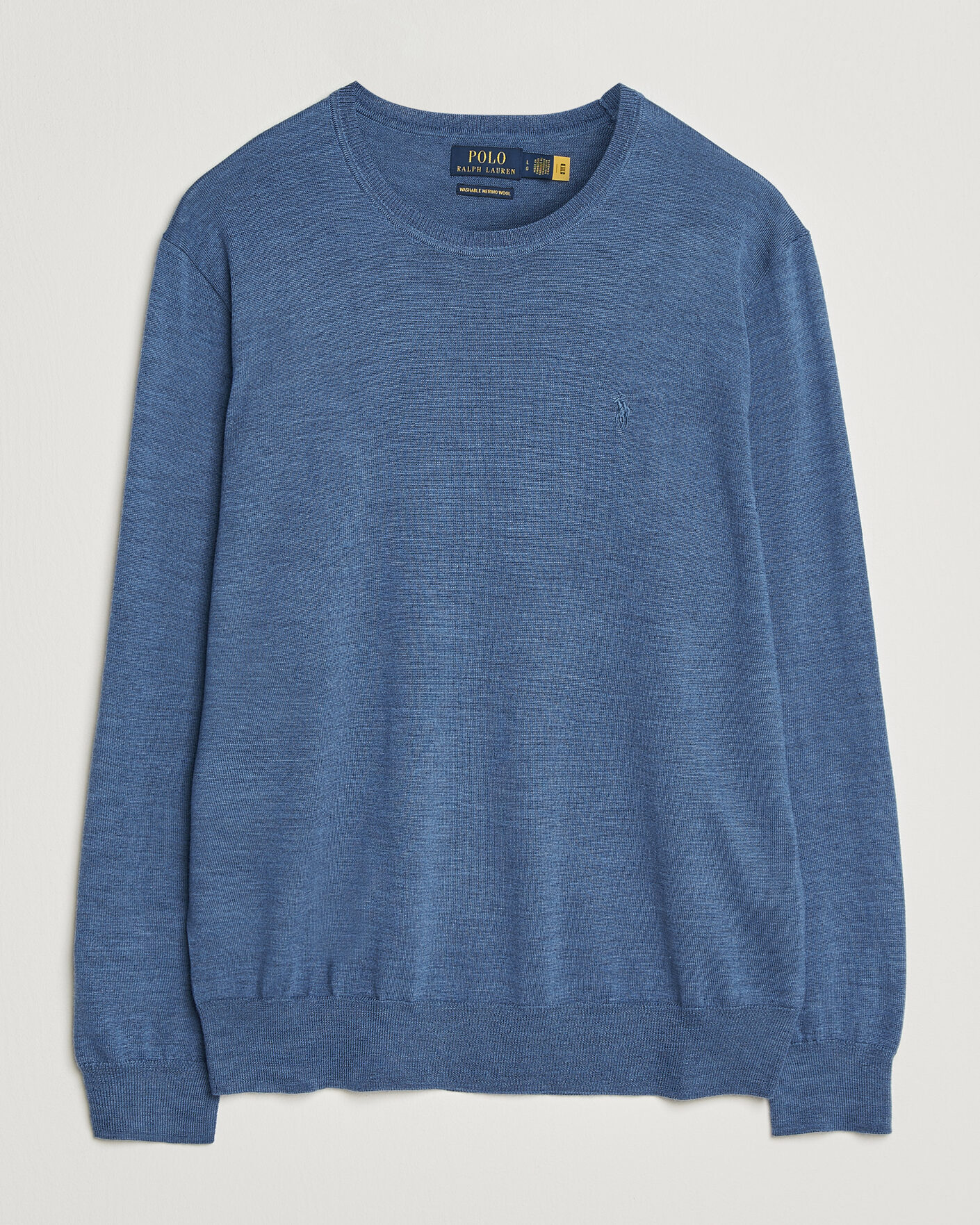 Herre | Trøjer | Polo Ralph Lauren | Long Sleeve Pullover Clarity Blue