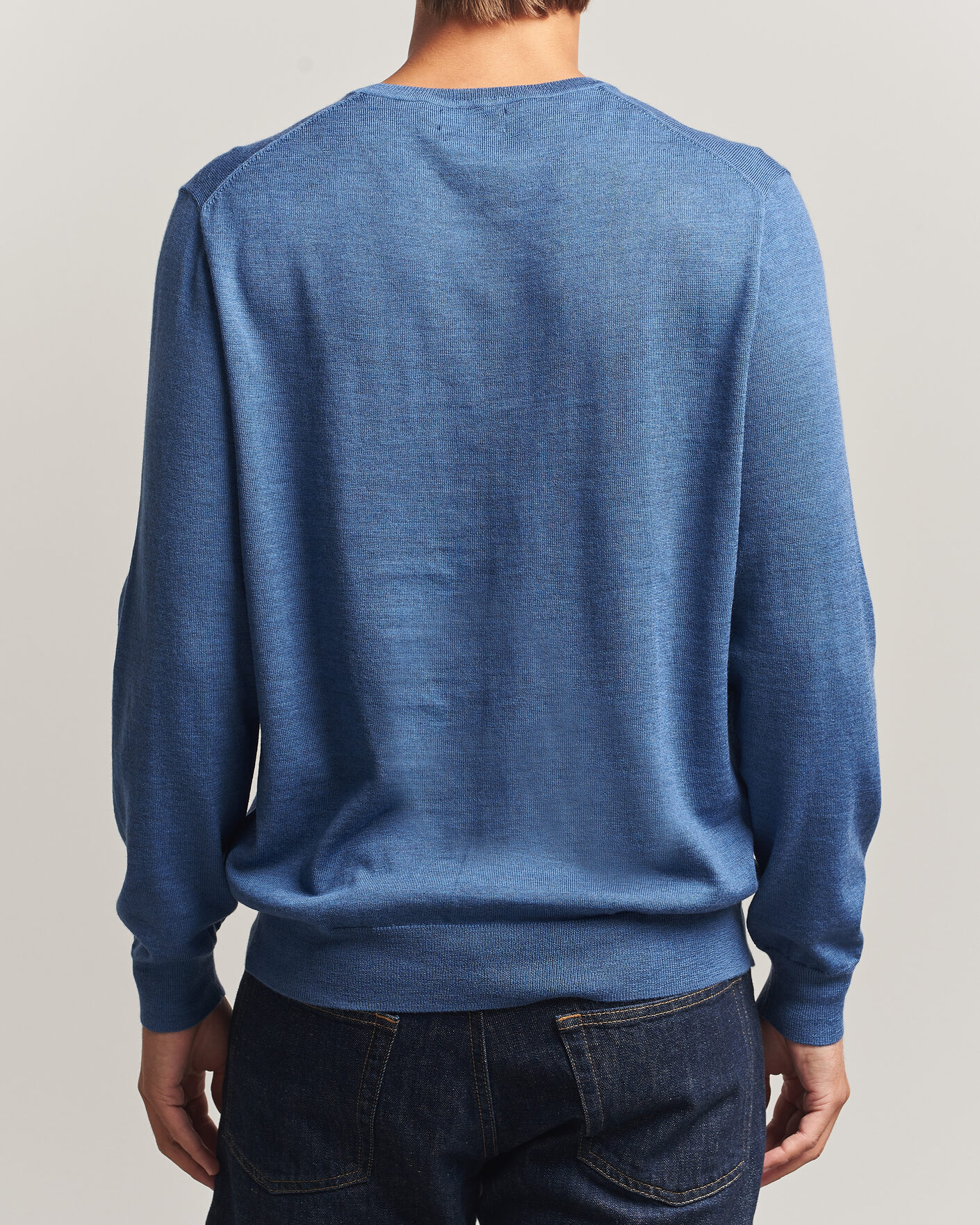 Herre | Trøjer | Polo Ralph Lauren | Long Sleeve Pullover Clarity Blue