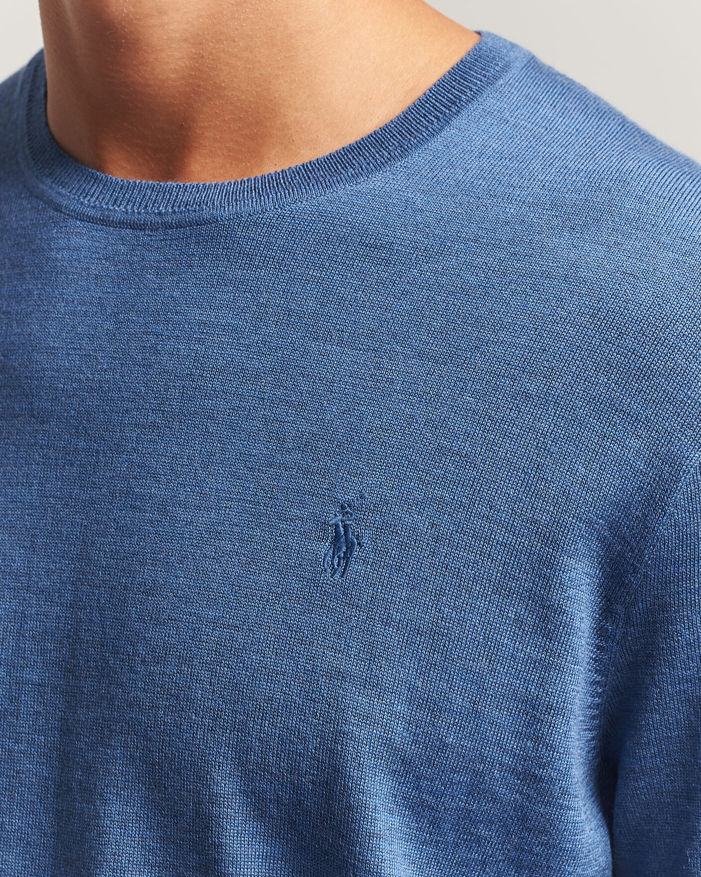 Herre | Trøjer | Polo Ralph Lauren | Long Sleeve Pullover Clarity Blue