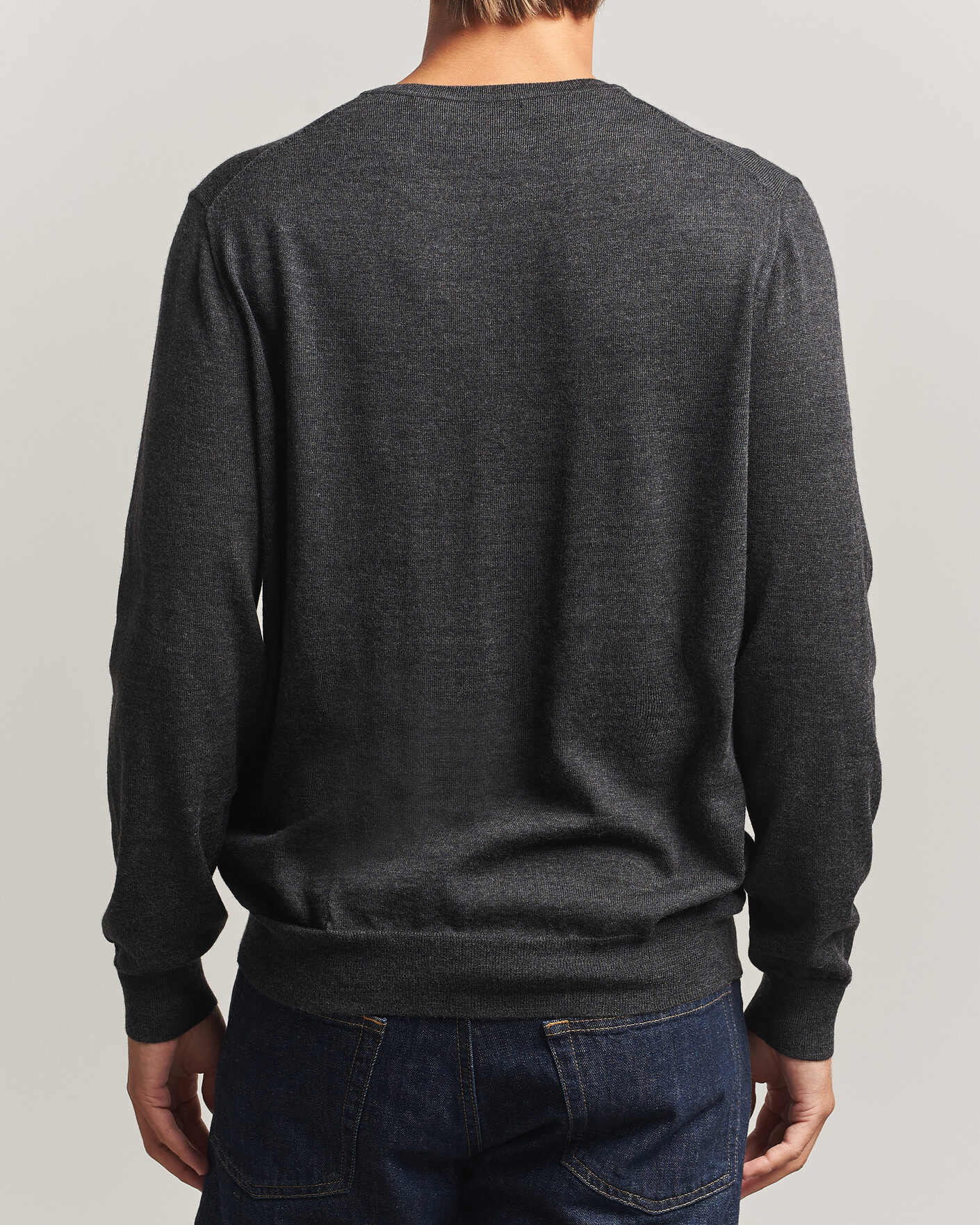 Herre | Trøjer | Polo Ralph Lauren | Long Sleeve Pullover Dark Granite