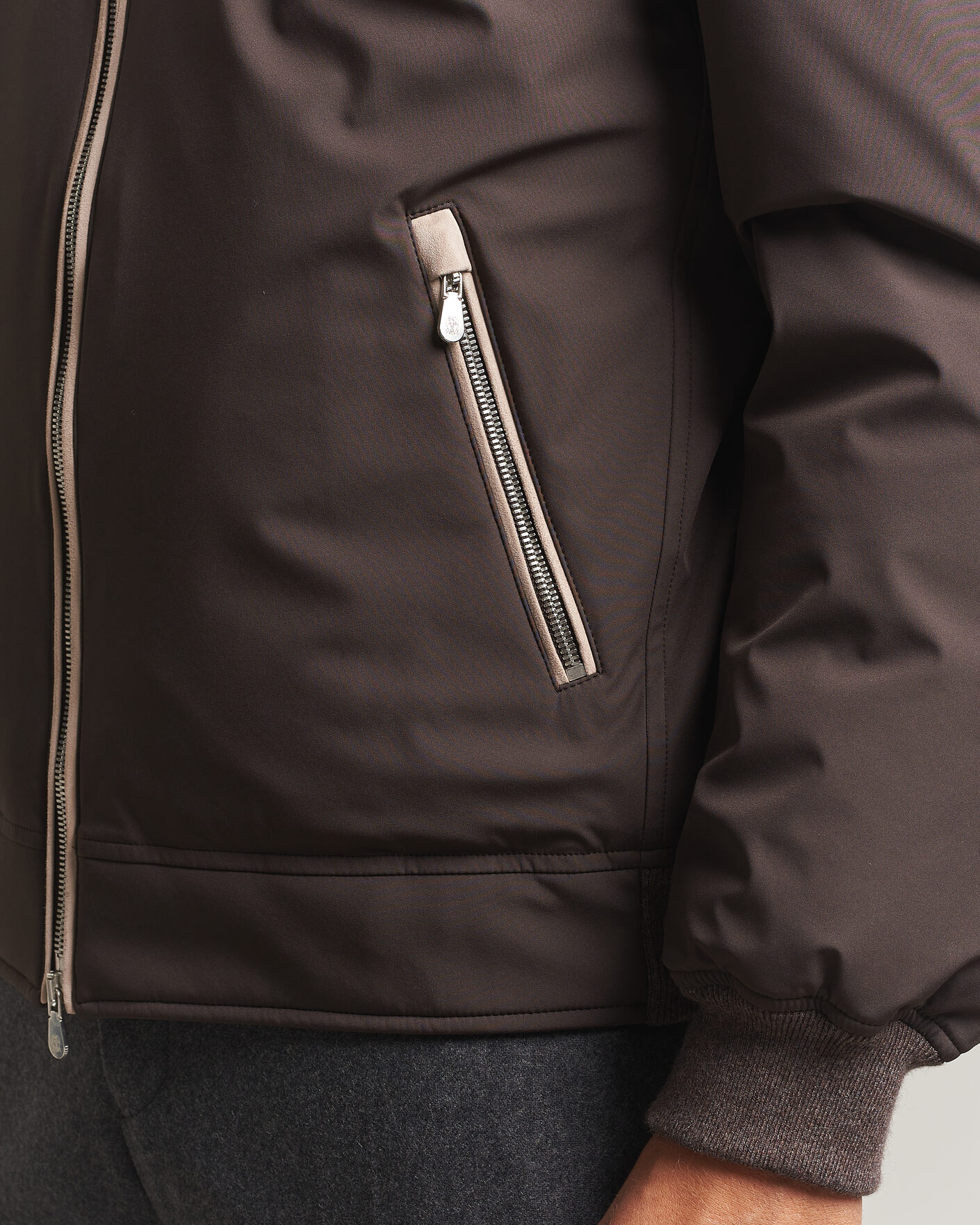 Herre | Jakker | Brunello Cucinelli | Padded Jacket Dark Brown