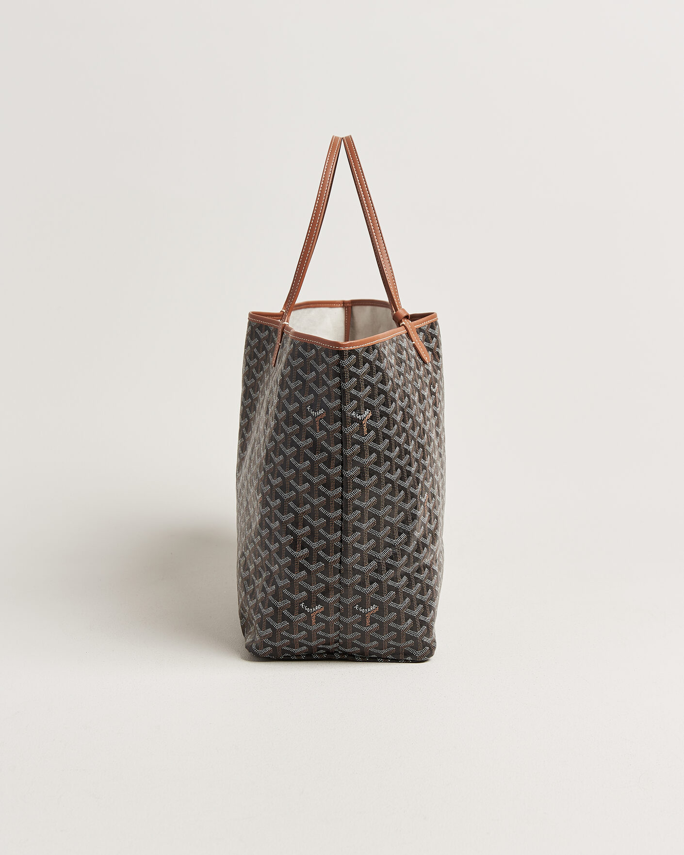 Herre | Pre-Owned & Vintage Bags | Goyard Pre-Owned | Saint Louis GM Coated Canvas Tote Bag Black