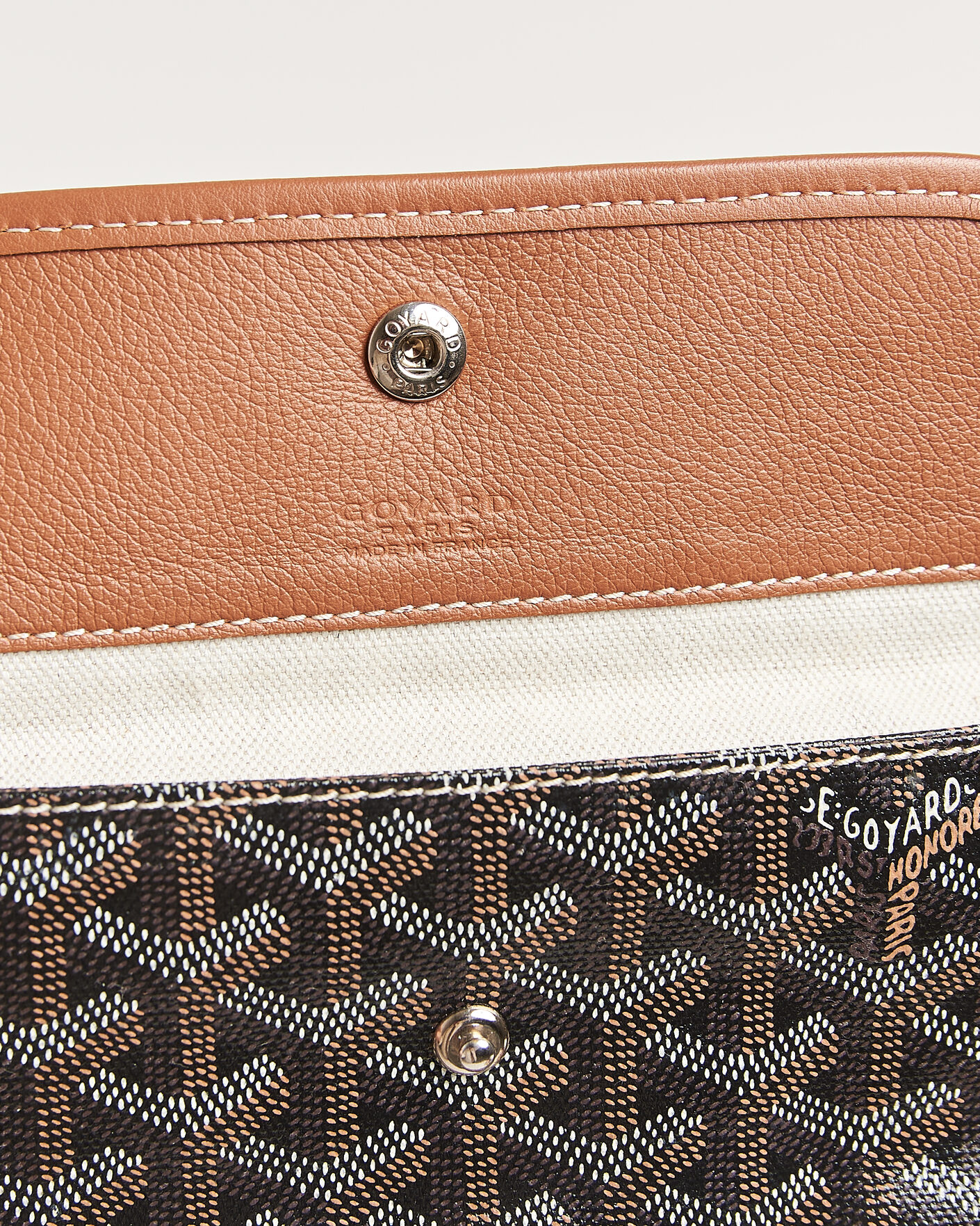 Herre | Pre-Owned & Vintage Bags | Goyard Pre-Owned | Saint Louis GM Coated Canvas Tote Bag Black