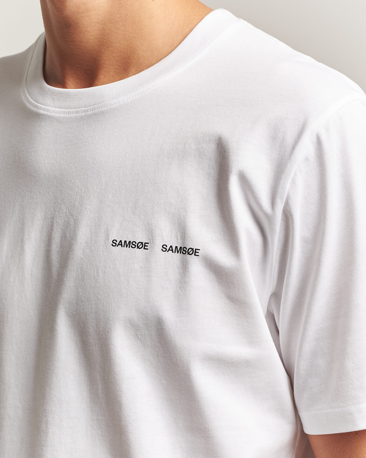 Herre | T-Shirts | Samsøe Samsøe | Thomas Cotton T-Shirt White