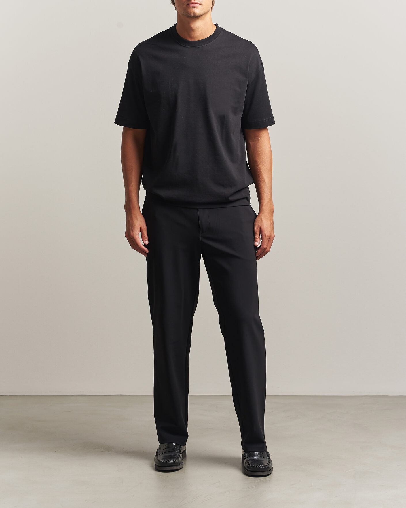 Herre | T-Shirts | Samsøe Samsøe | Jason Heavy Cotton T-Shirt Black