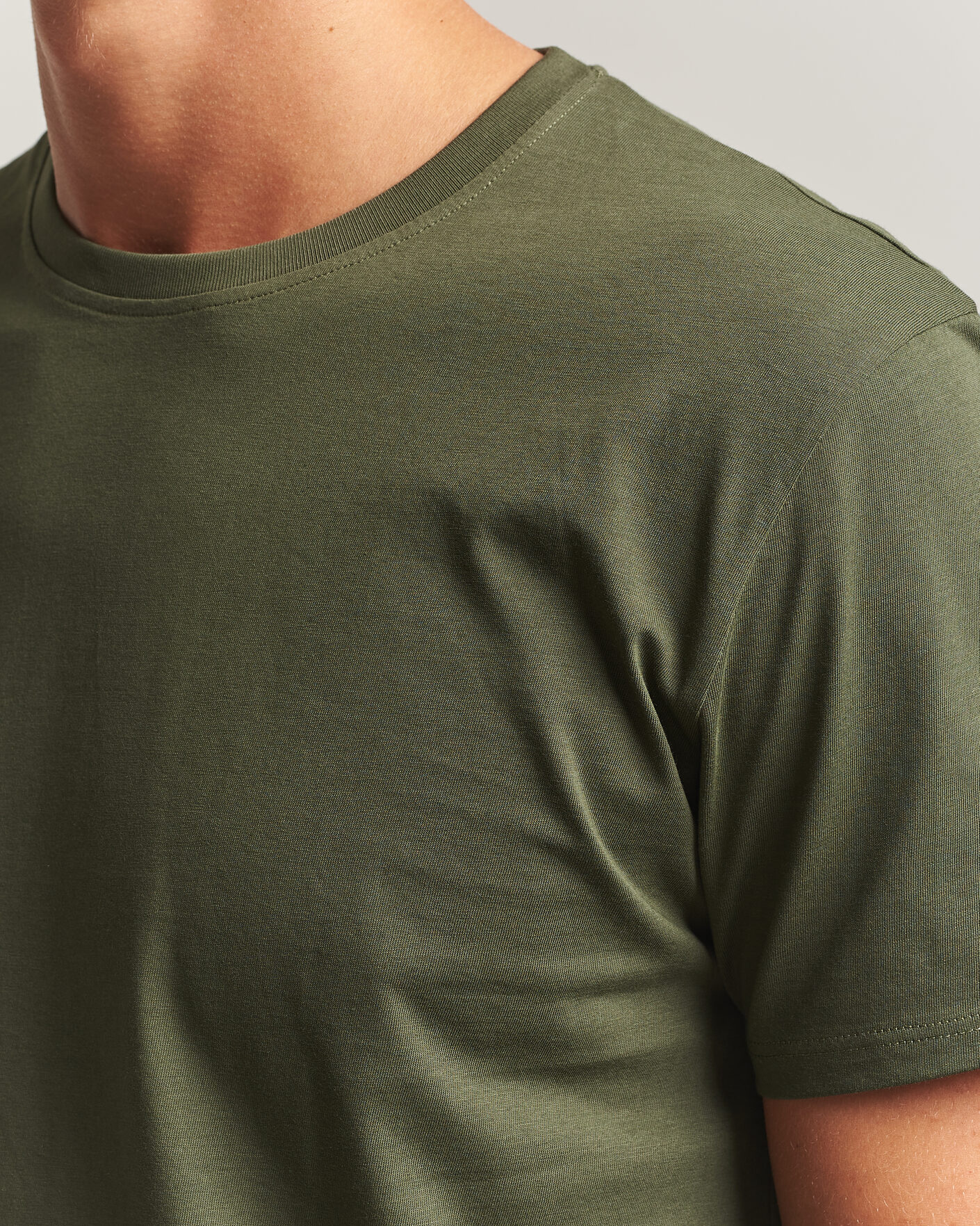 Herre | T-Shirts | Samsøe Samsøe | Kronos Cotton T-Shirt Forest Night