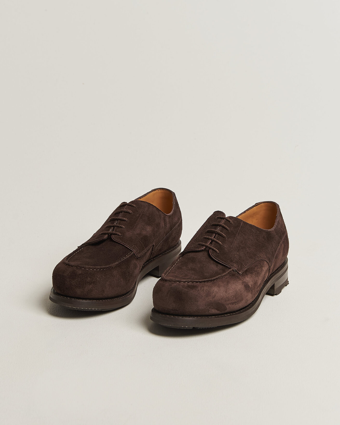Herre | Derbys | J.M. Weston | Golf Derby Dark Brown Suede