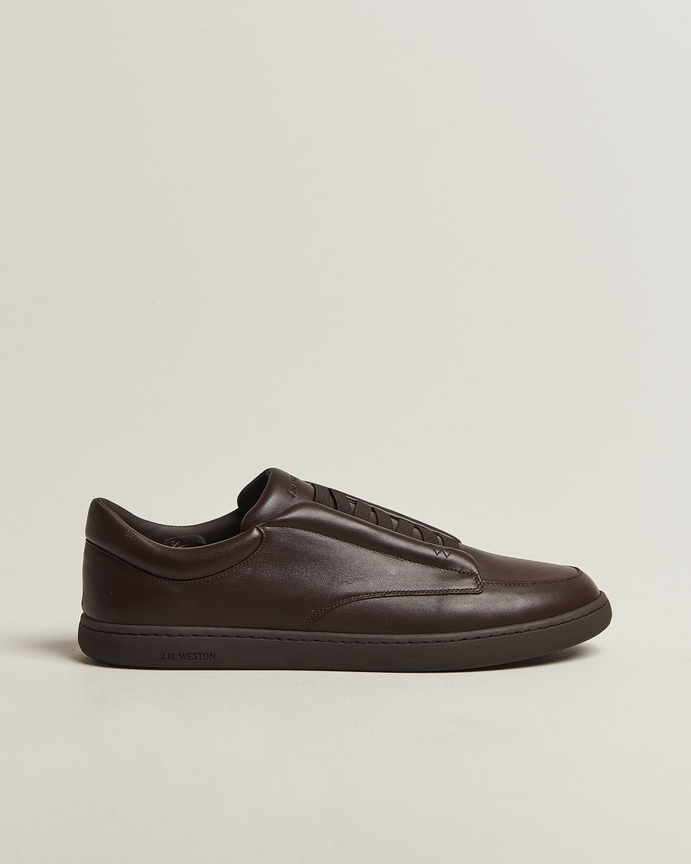 Herre | Sneakers | J.M. Weston | Dress Sneaker Dark Brown Nappa