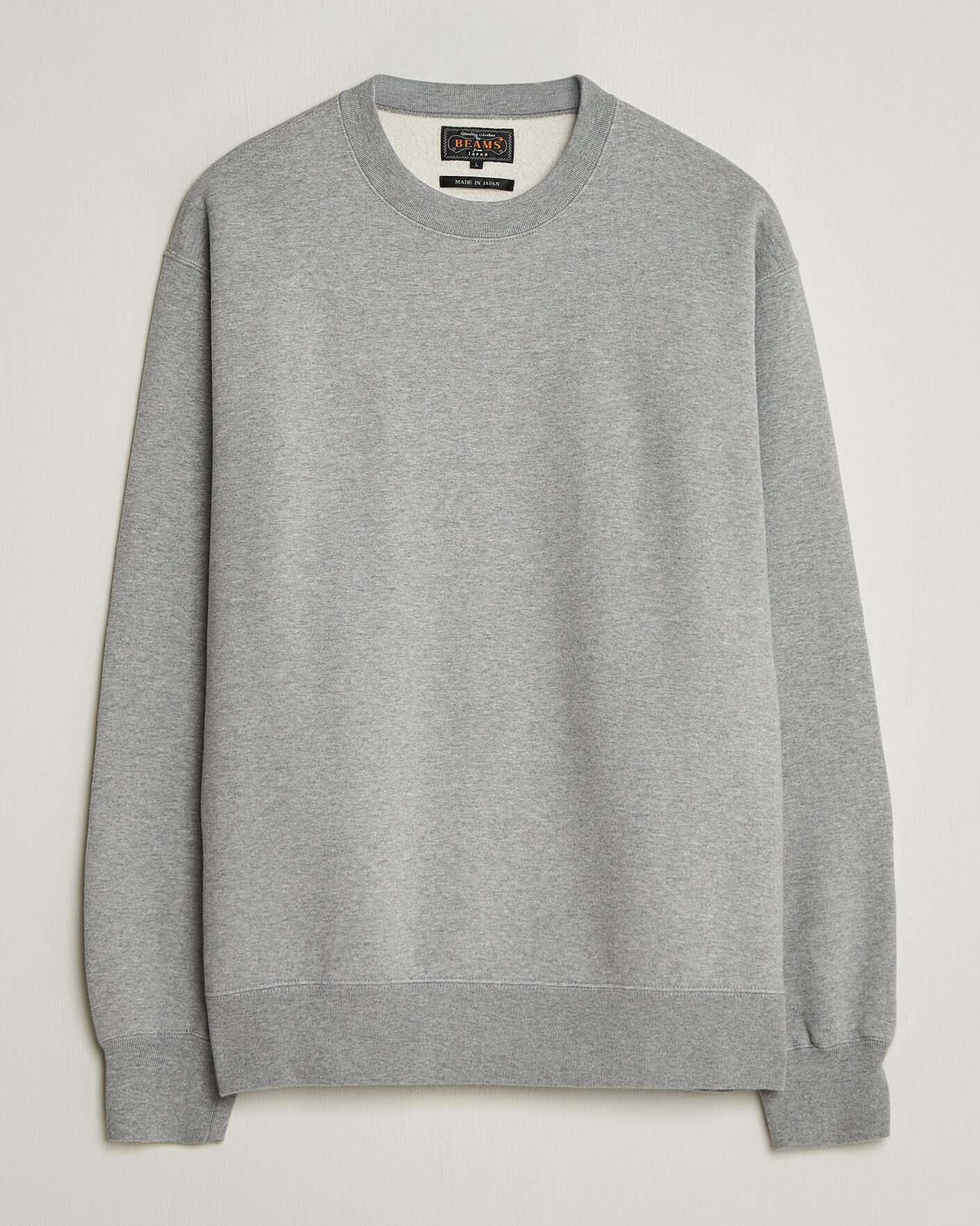 Herre | Trøjer | BEAMS PLUS | Soft Sweat Crew Neck Grey