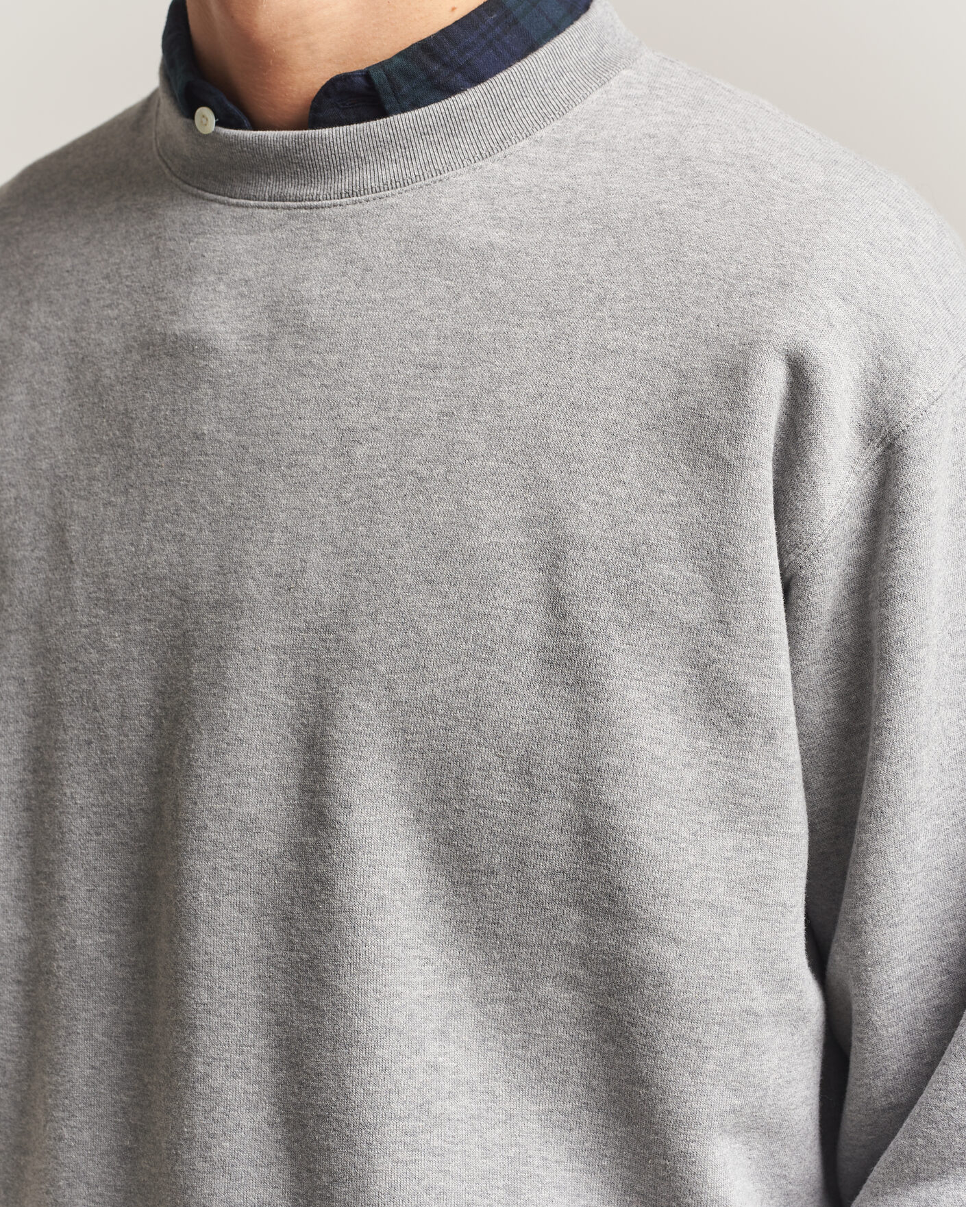 Herre | Trøjer | BEAMS PLUS | Soft Sweat Crew Neck Grey