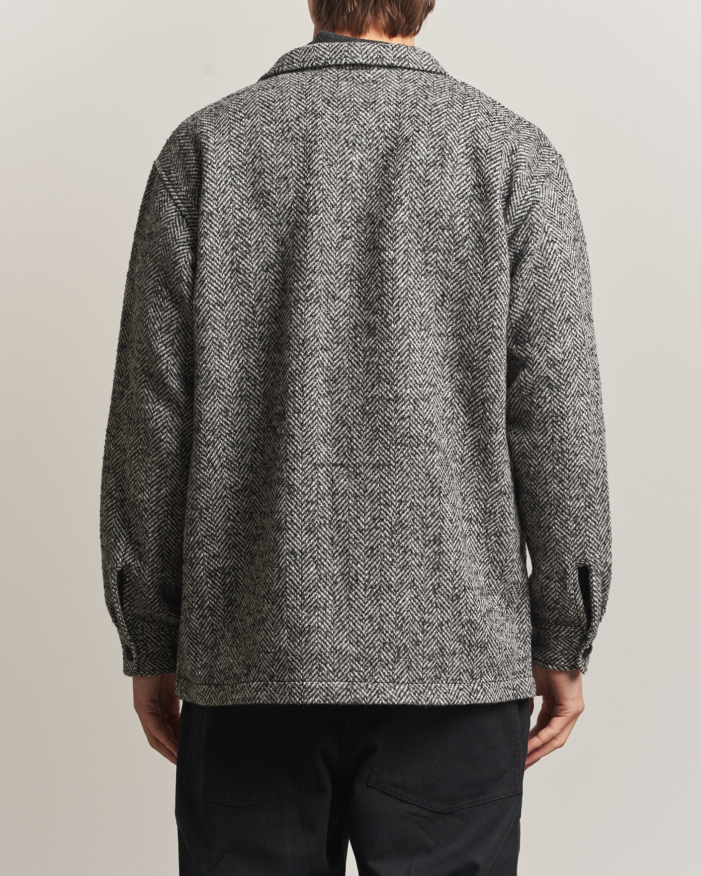 Herre | Jakker | BEAMS PLUS | Wool Herringbone Jacket Grey