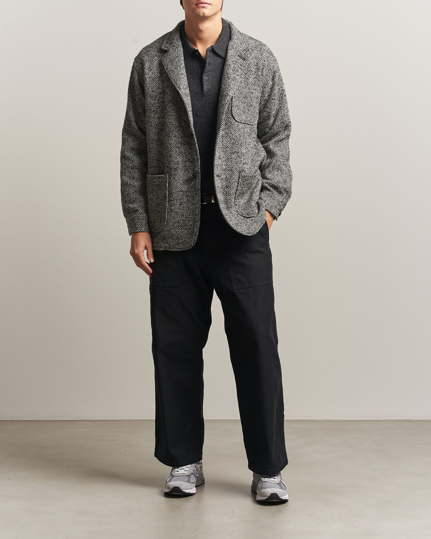 Herre | Bukser | BEAMS PLUS | MIL Utility Sateen Trousers Black