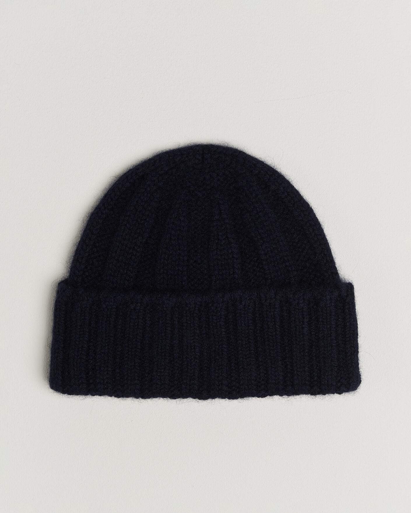 Herre | Huer | BEAMS PLUS | Cashmere Rib Beanie Navy