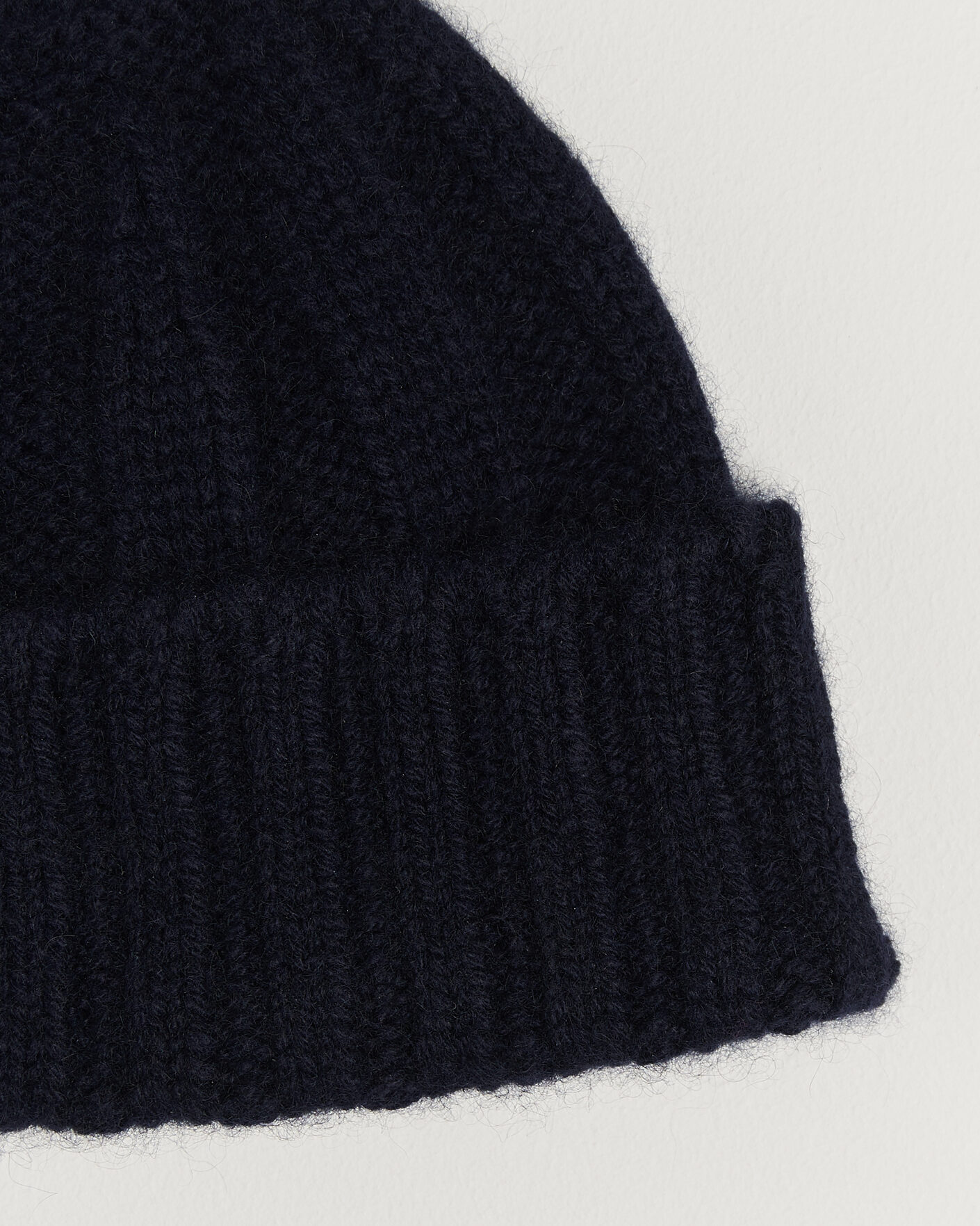 Herre | Huer | BEAMS PLUS | Cashmere Rib Beanie Navy