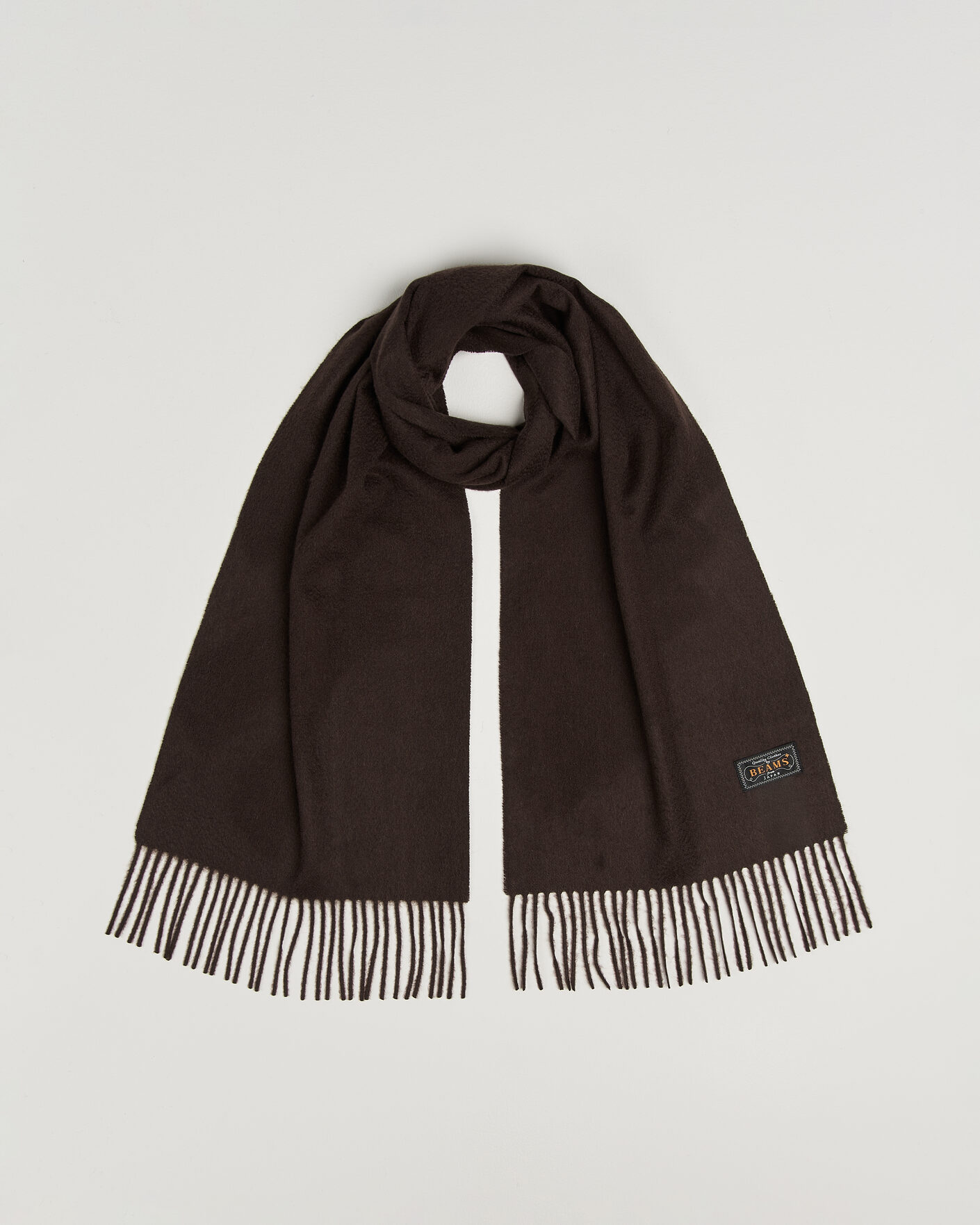 Herre | Halstørklæder | BEAMS PLUS | Cashmere Scarf Dark Brown