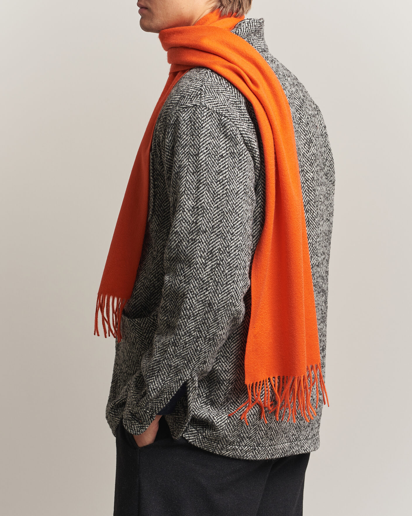Herre | Halstørklæder | BEAMS PLUS | Cashmere Scarf Orange