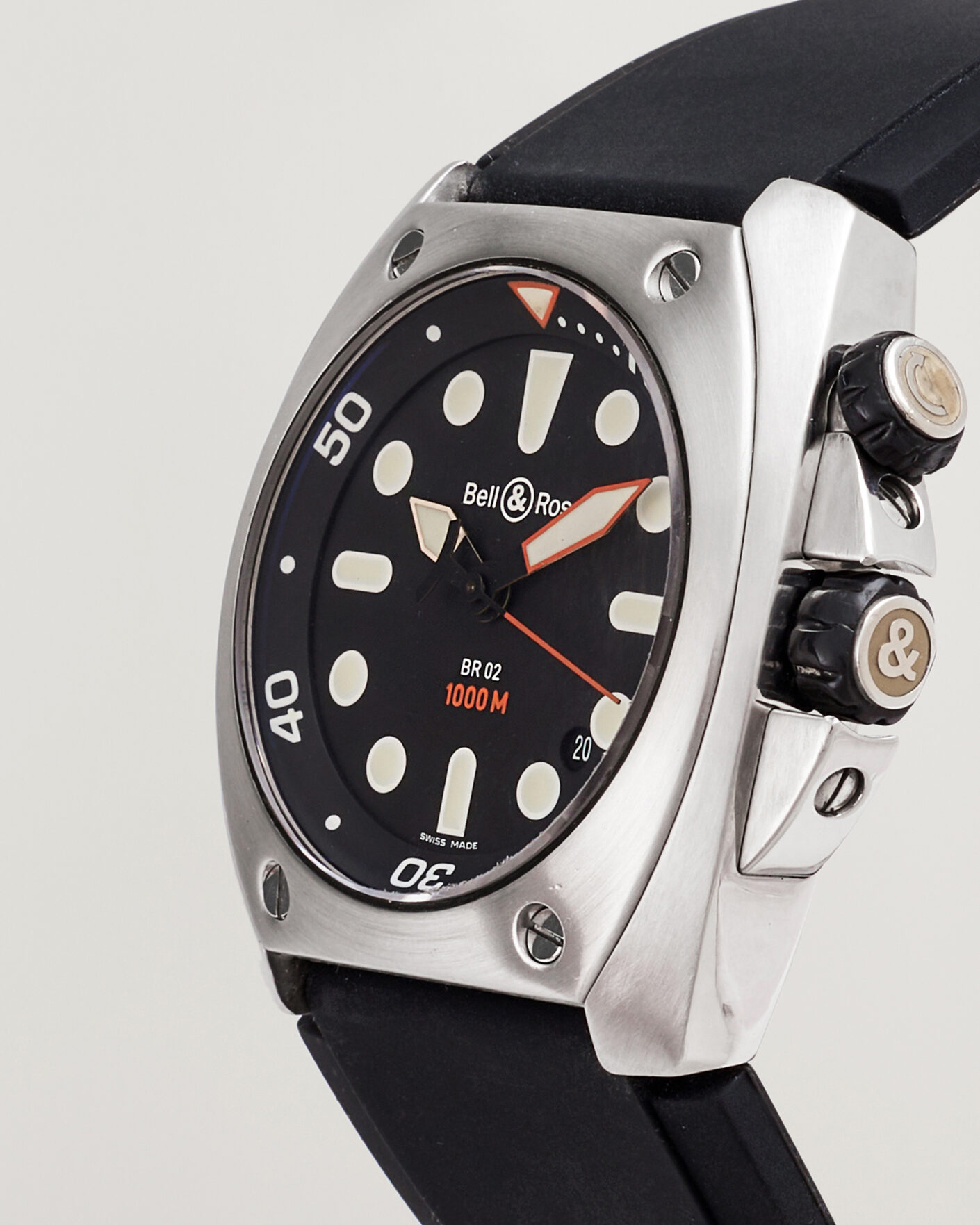 Herre | Pre-Owned & Vintage Watches | Bell & Ross Pre-Owned | BR02-20 Steel